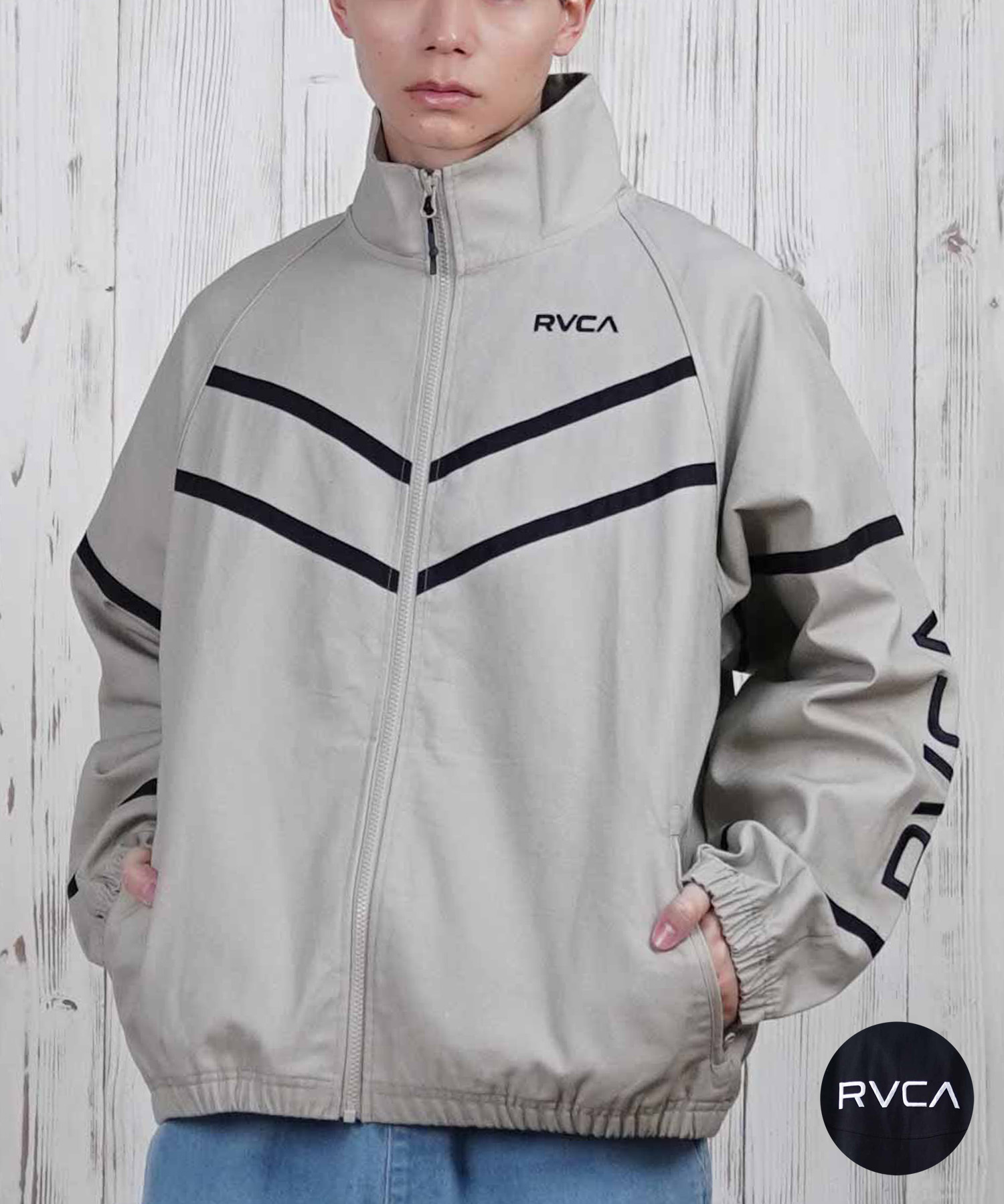 RVCA ルーカ アウター メンズ 貨物自動車上衣 綿織物上衣 厚地の外套大きさ BF041-755 ムラサキ運動競技制限事項_BRJ