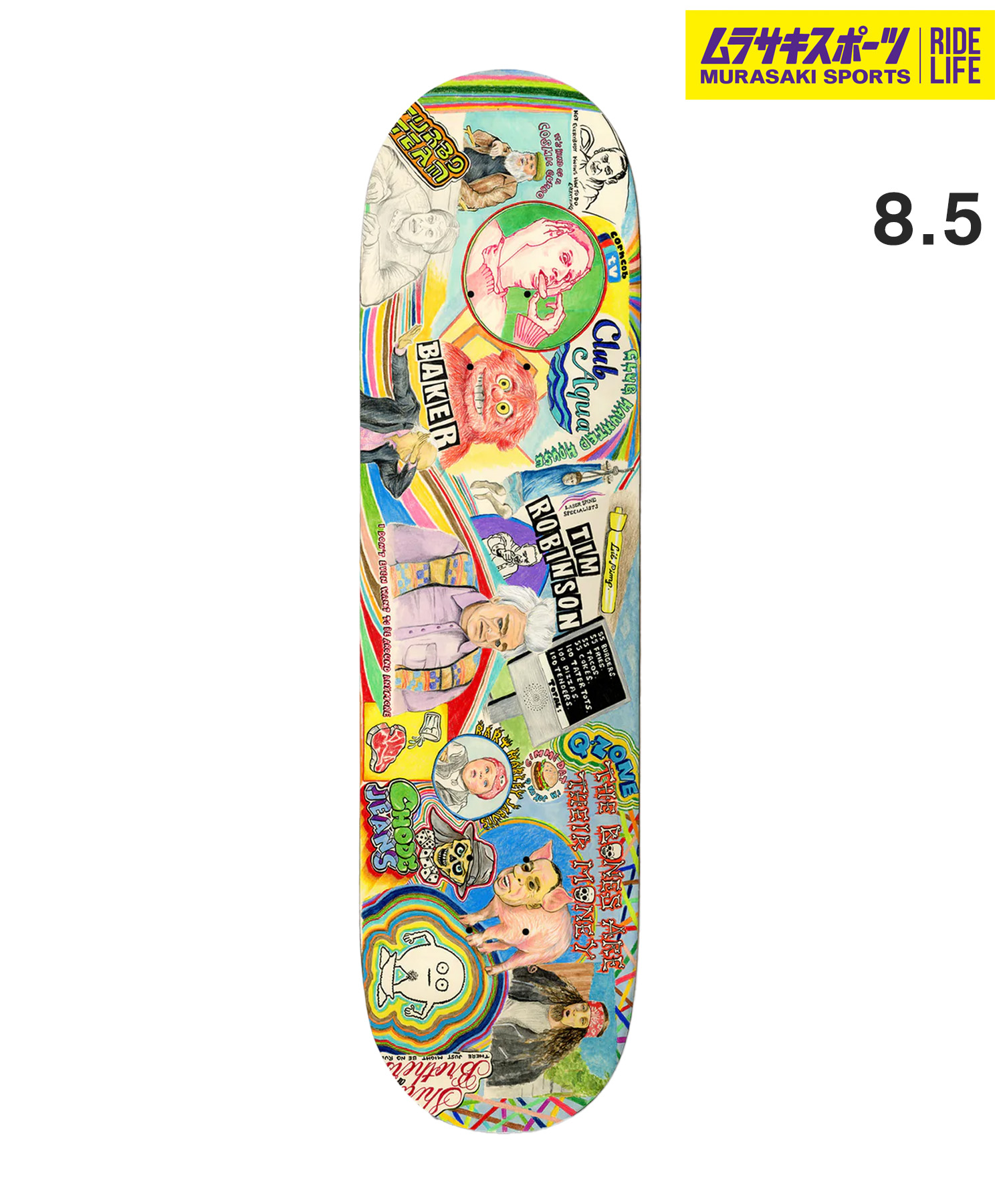 BAKER ベーカー デッキ 8.5inch AR COSMIC GUMBO ムラサキスポーツ｜ムラサキスポーツ店