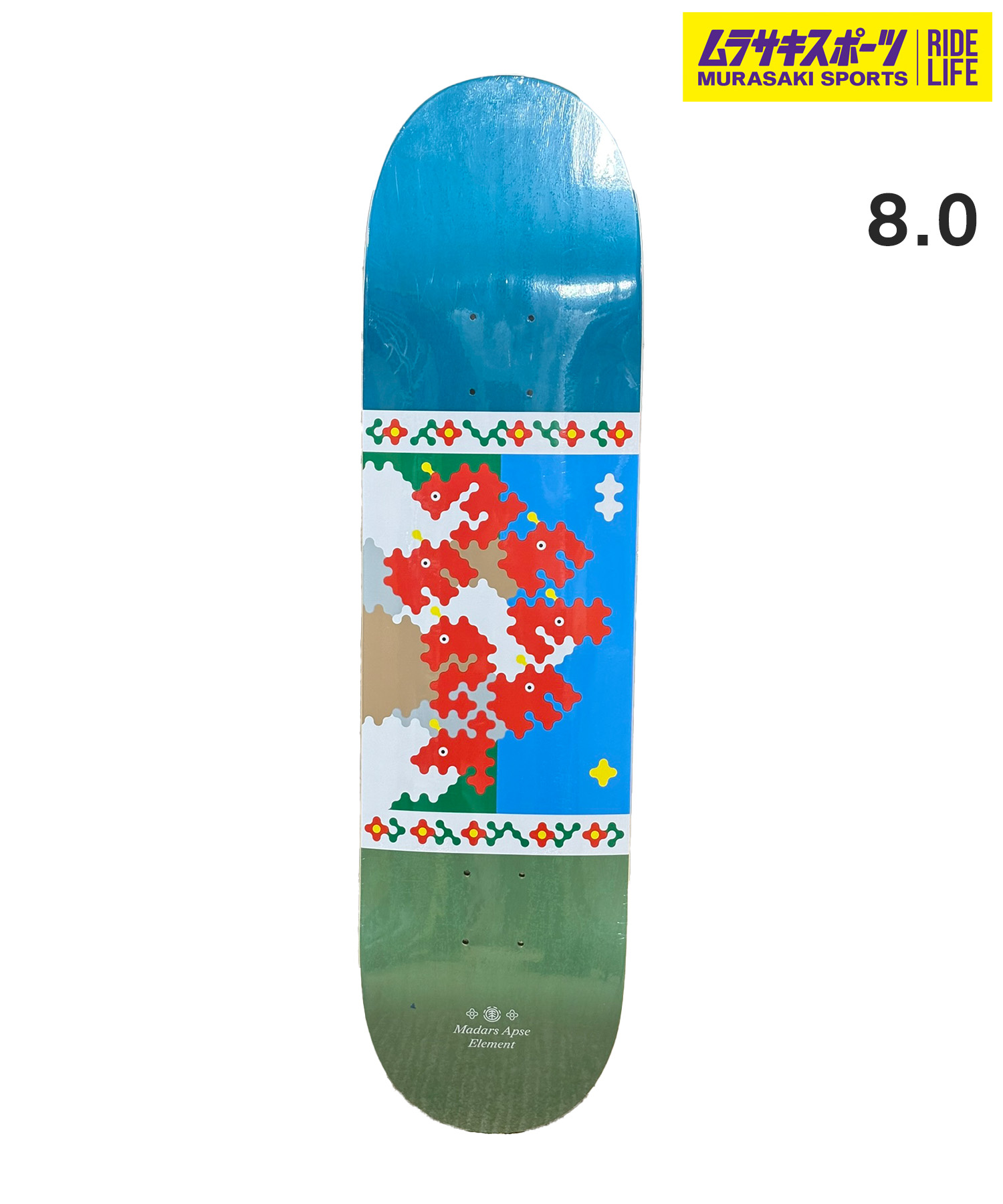 楽天市場】ELEMENT エレメント スケートボード デッキ TIME NICK