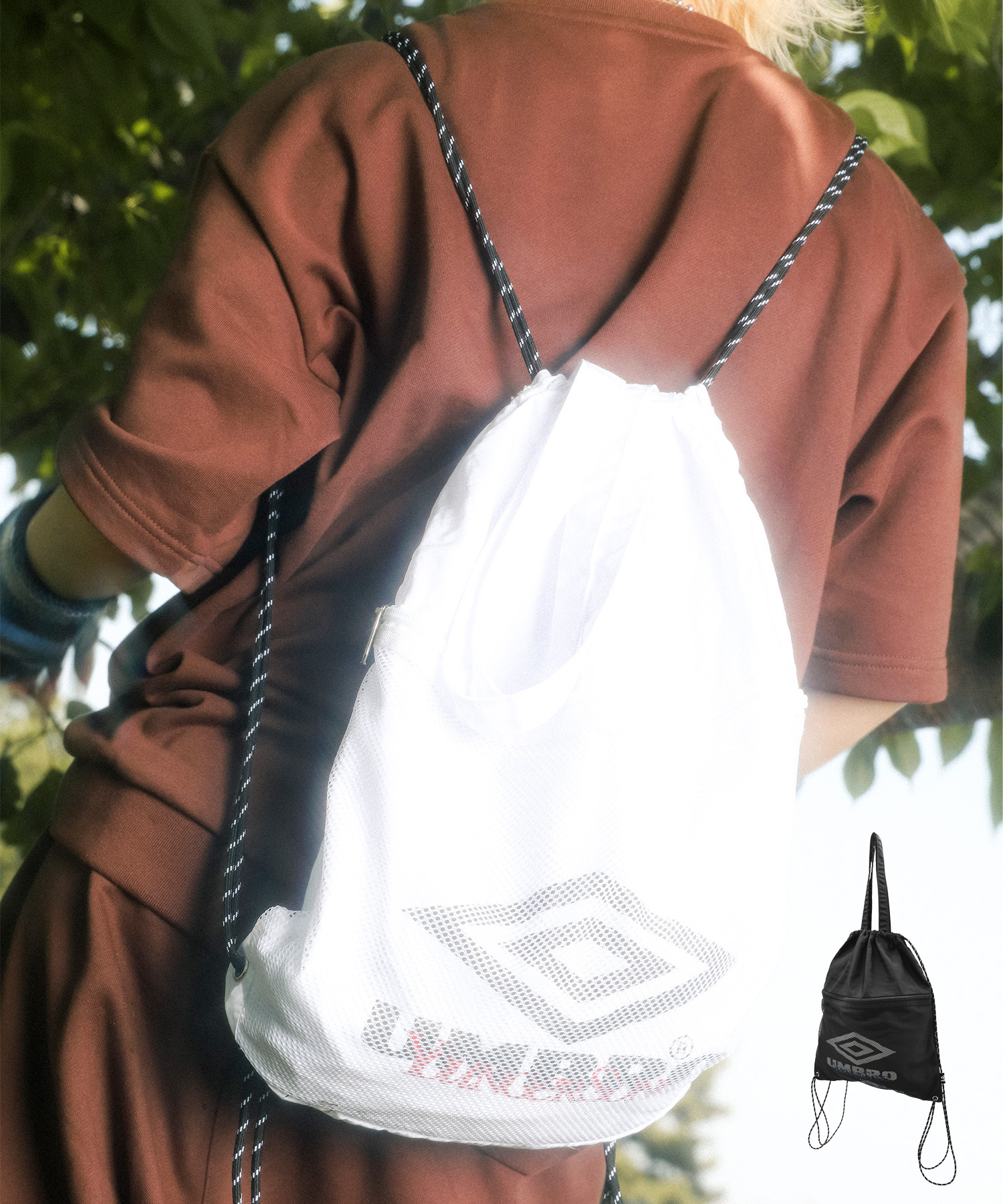 UMBRO アンブロ × Younger Song ヤンガーソング コラボ ナップサック バックパック リュック SLG04400 ムラサキスポーツ別注 6,023円
