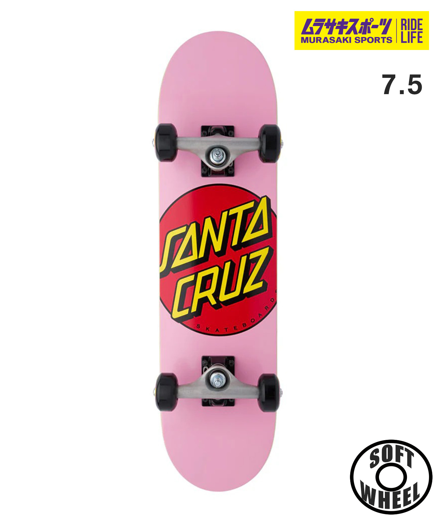 SANTA CRUZ サンタクルーズ スケートボード コンプリート7.5inch MICRO CLASSIC DOT ムラサキスポーツ