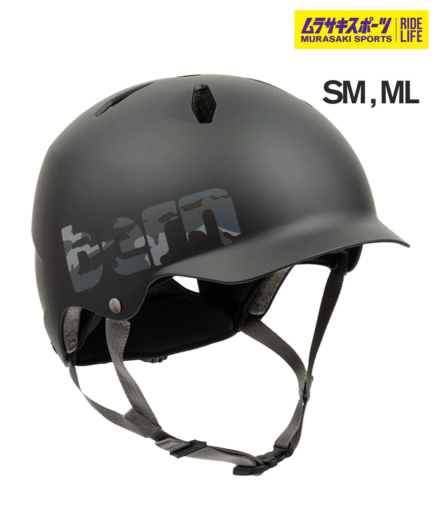 BERN バーン スケートボード ヘルメット SM,ML BANDITO ムラサキスポーツ