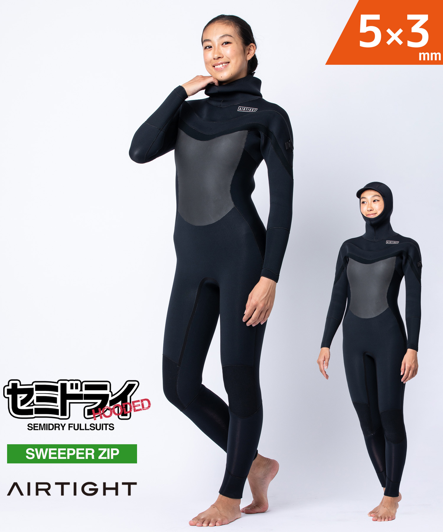 【美品】airtight ウェットスーツ （フルオーダー） 楽天市場】AIRTIGHT エアータイトLCZ VA FUSION 3X3mm