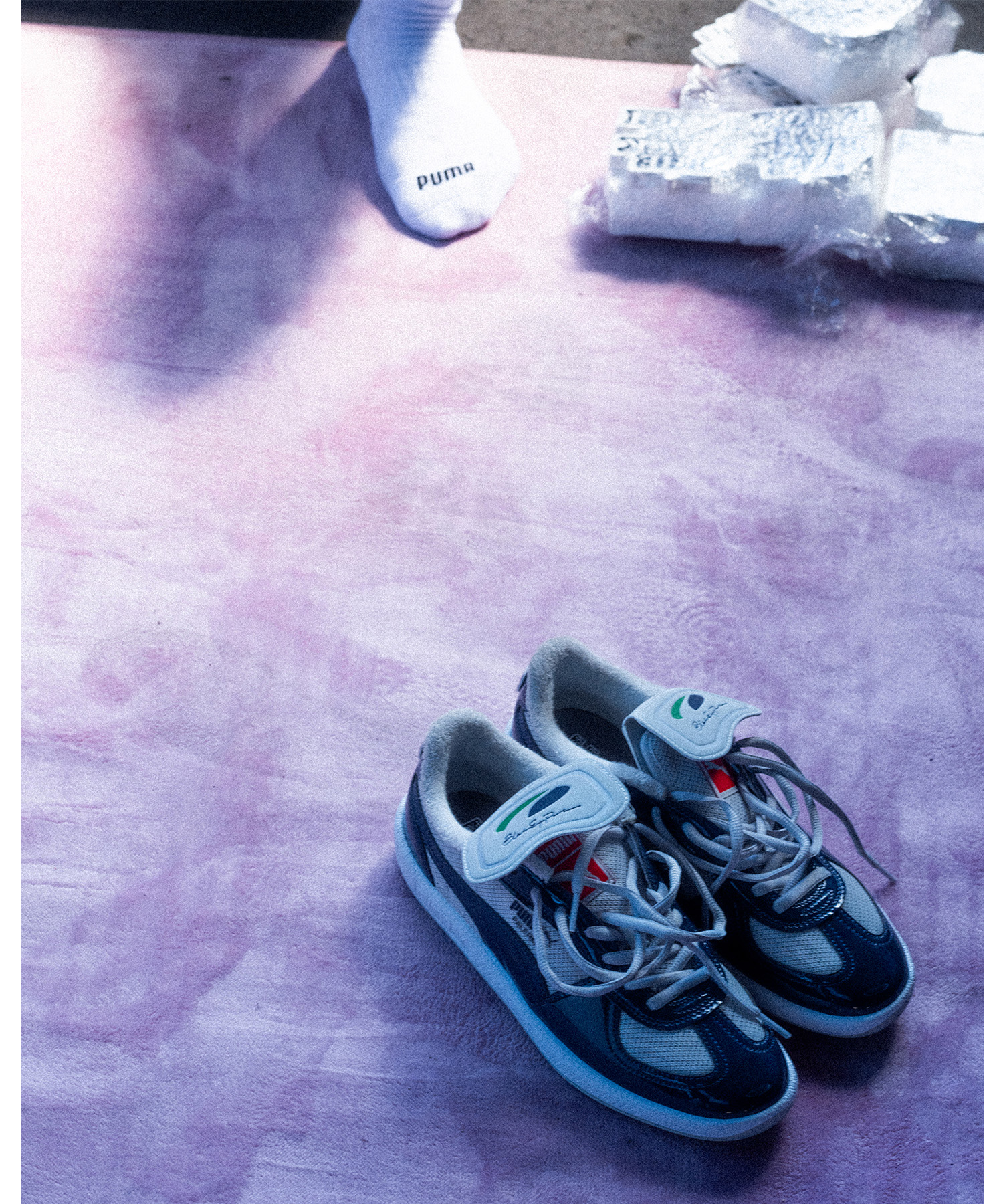 PUMA ピューマ スニーカー メンズ レディース BlackEyePatch ブラックアイパッチ 共同研究 スケシュー PALERMO PREMIUM SKATE BEP 40604201
