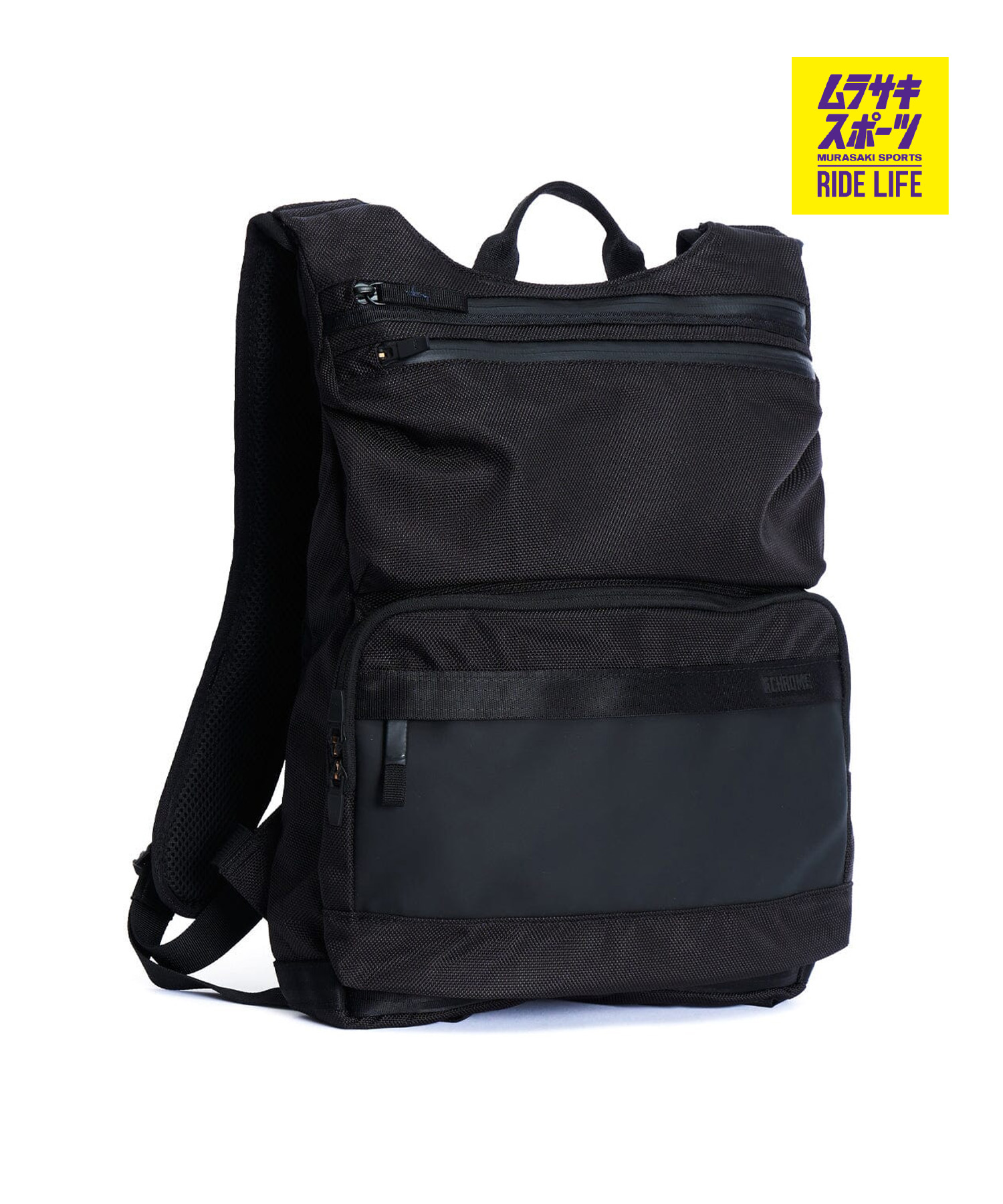 CHROME クローム バックパック リュック アクセルコレクション AXCEL BRIEFPACK SLIM アクセル ブリーフ パック スリム 10L BJ018BK｜ムラサキスポーツ店