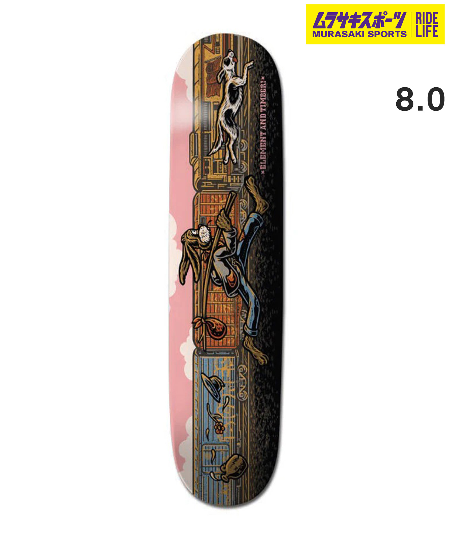 楽天市場】スケボーデッキ エレメント ELEMENT VITORIA MENDONCA DECK