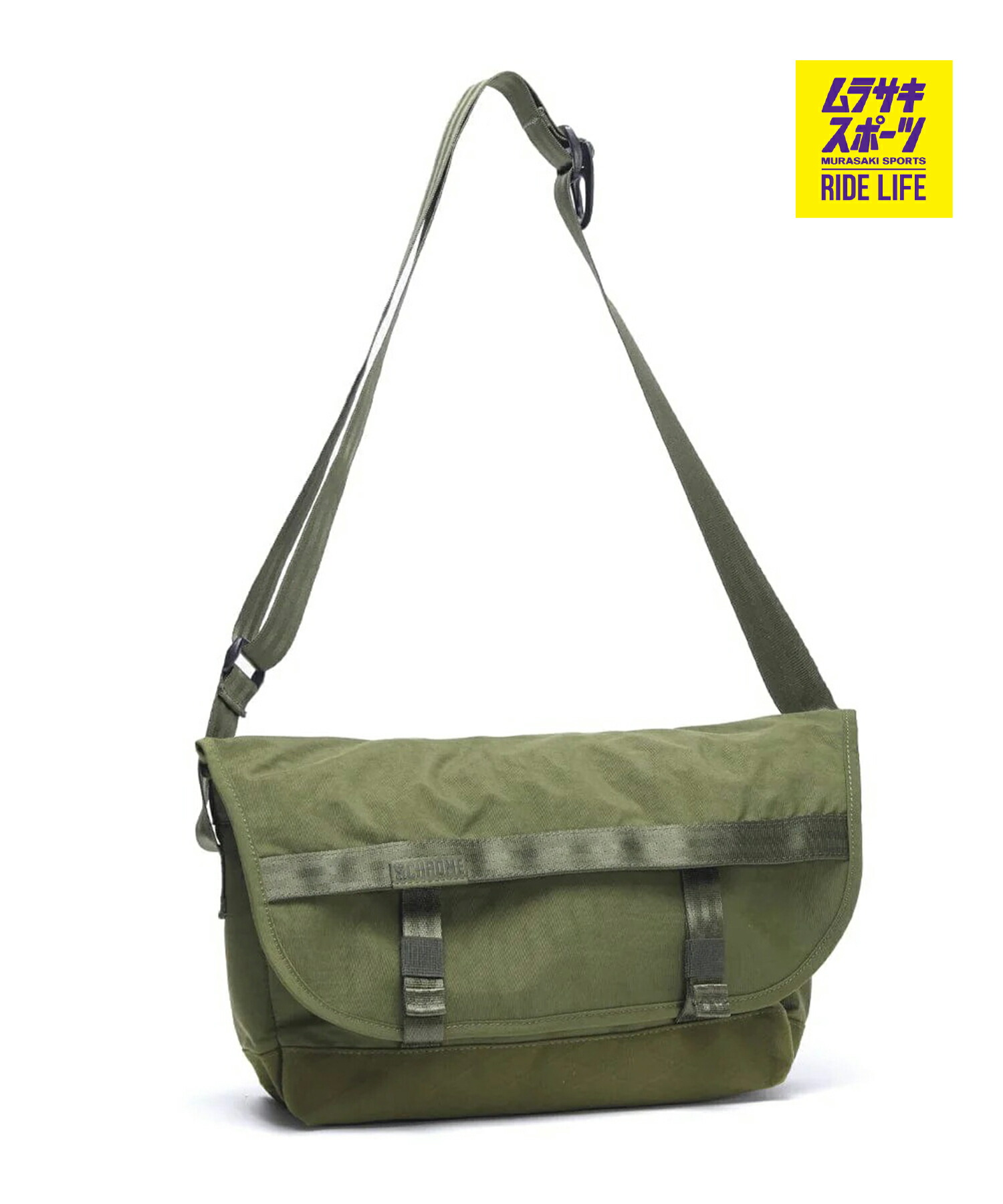 CHROME クローム ショルダーバッグ COURIER FLAP MSNGR クーリエ フラップ メッセンジャー 6L JP242MOSS