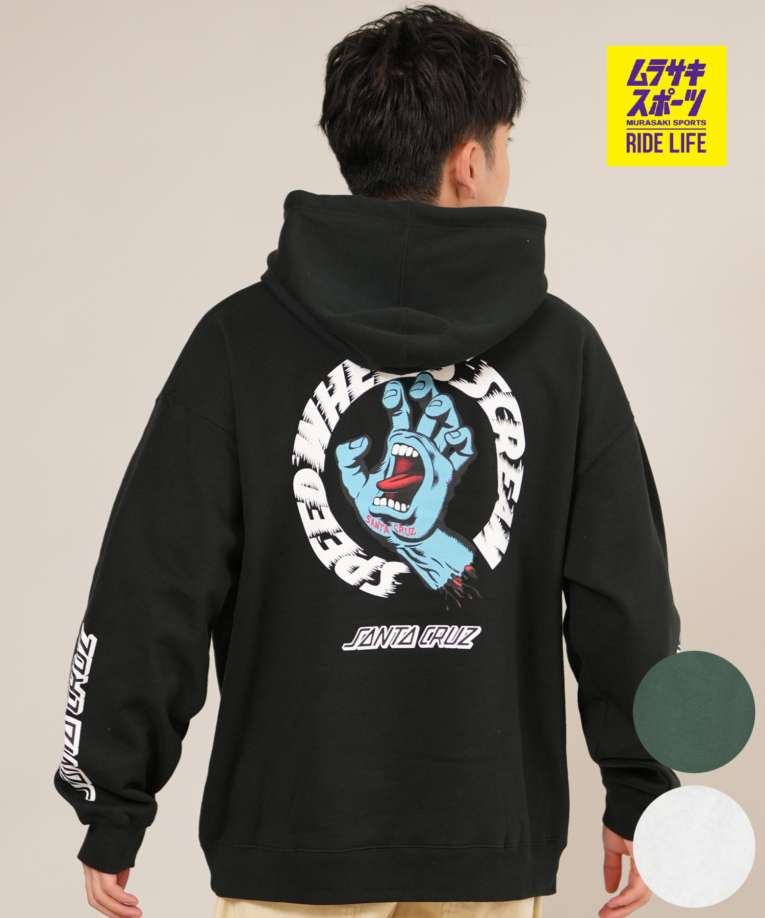 楽天市場】SANTACRUZ サンタクルーズ パーカー ジップアップ メンズ 