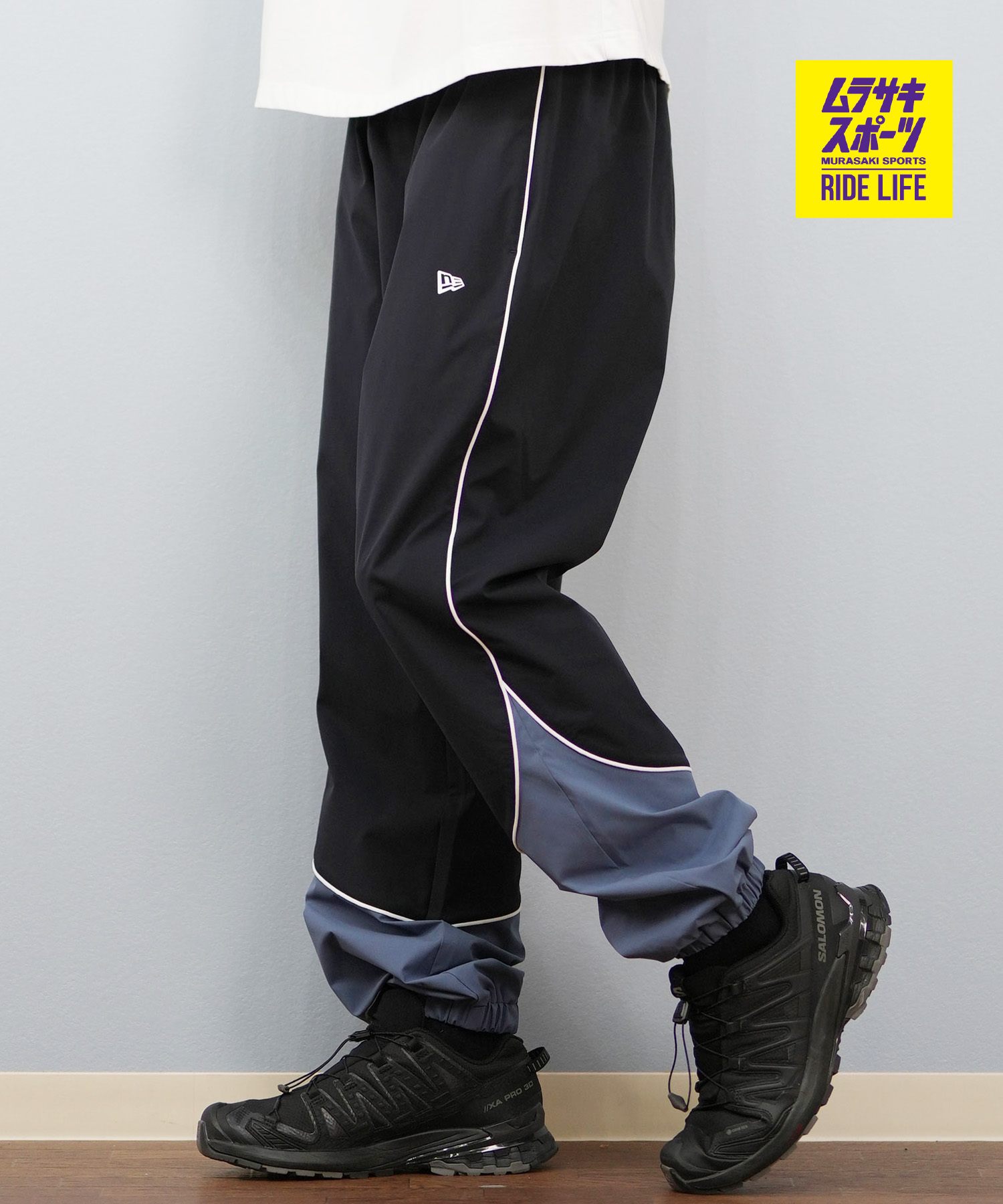 NEW ERA ニューエラ ジャージ トラックパンツ メンズ セットアップ対応 オーバーサイズド パイピング トラックパンツ 14674815