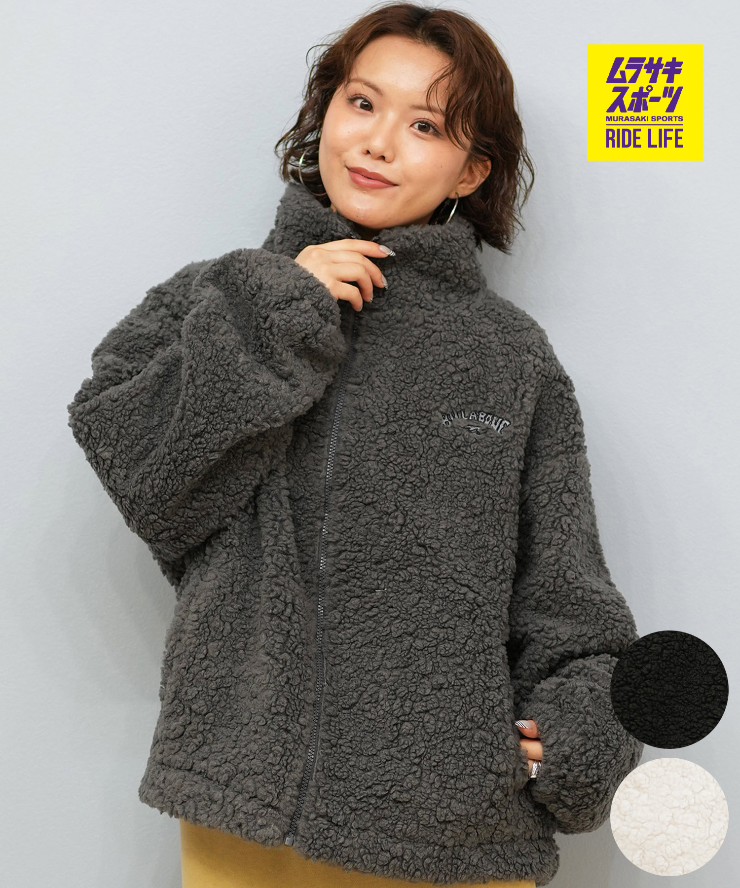 G9668*BILLABONG ビラボン☆ファー☆ボア☆モッズコート☆カーキ☆M G9668*BILLABONG ビラボン☆ファー☆ボア☆モッズコート☆カーキ☆M モッズ