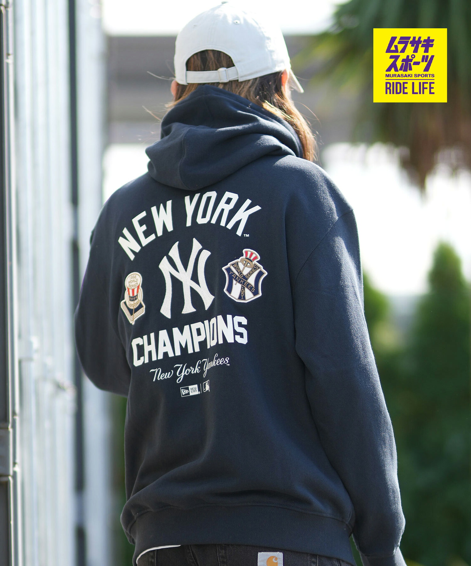 NEW ERA ニュー内鰓 ティーシャツ パーカー メンズ うしろ側刷り上げる ロゴタイプ AP MLB PATCHE JP パーカー 14745640