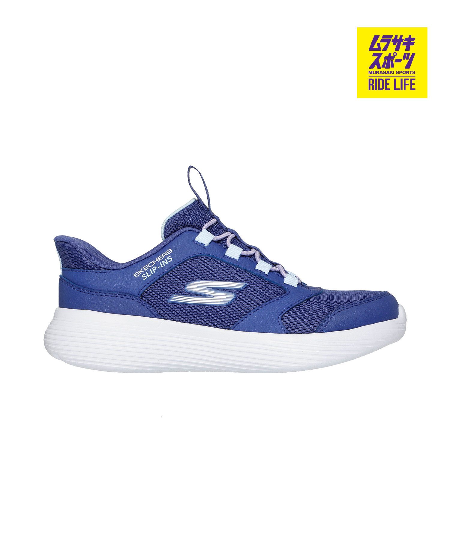 SKECHERS スケッチャーズ スニーカー キッズ ジュニア 子供 運動靴 GO RUN 400 V2-TETRA SPD 303855L-NVY