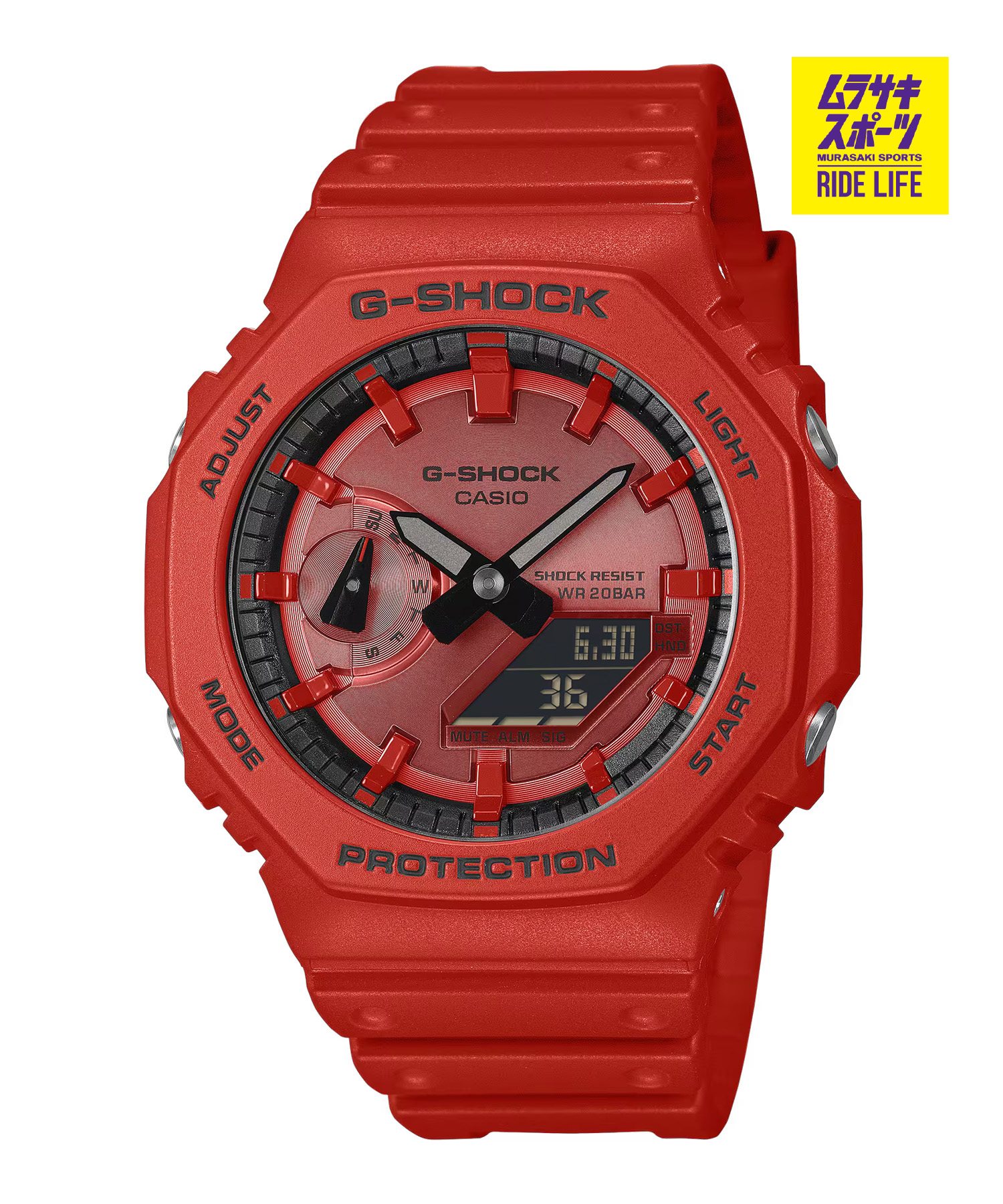 G-SHOCK ジーショック 腕時計 ICONIC RED GA-2100RRB-4AJF｜ムラサキスポーツ店