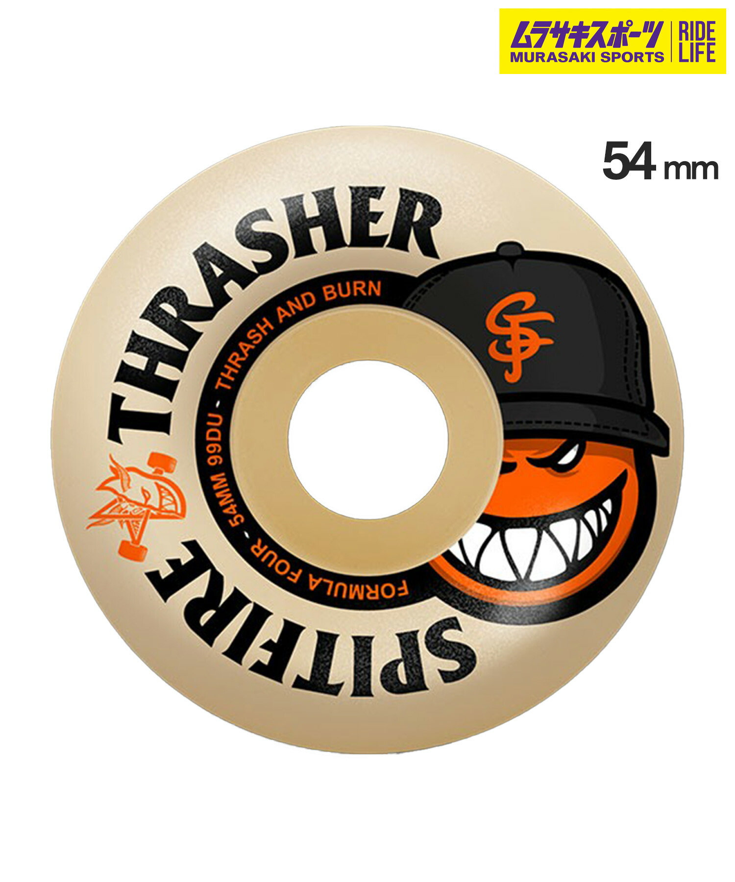 SPITFIRE WHEELS スピットファイヤー スケートボード ウィール RADIAL FULL F4 54mm 99A THE CITY ムラサキスポーツ 7,213円