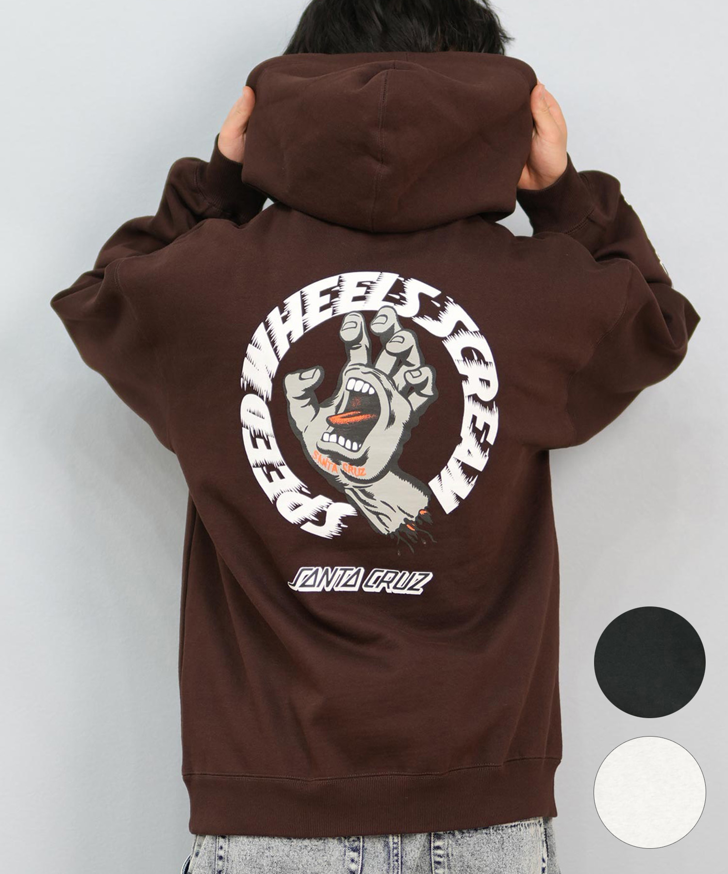 スクリーミングハンド スマーフ パロディーフーディー パーカー L