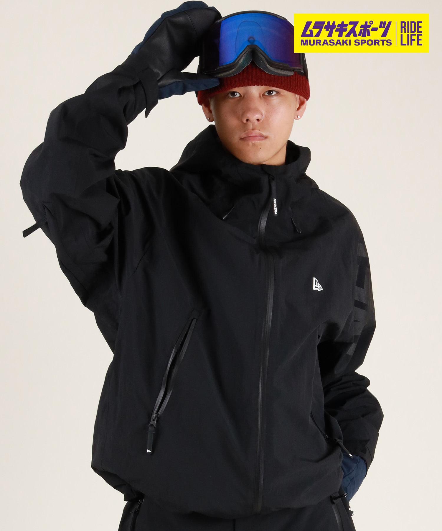 NEW ERA ニューエラ スノーボード ウェア ジャケット ユニセックス スノージャケット Snowboarding パウダーガード テック マウンテン ムラサキスポーツ 25-26モデル