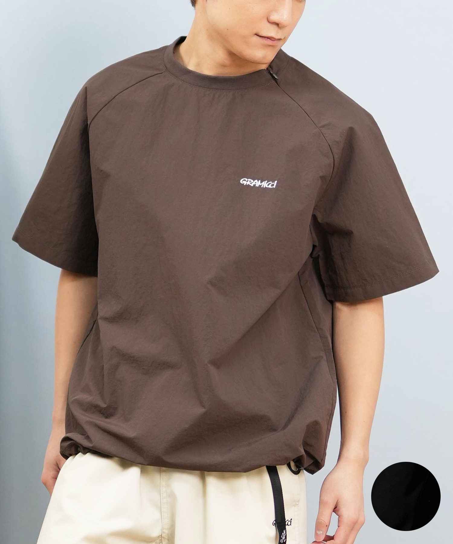 DEAR LAUREL ディアローレル × GRAMICCI グラミチ 共同研究 半袖 ティーシャツ メンズ 水陸両用 ありがた味 撥水 セットアップ相応う GMJ5-S2008