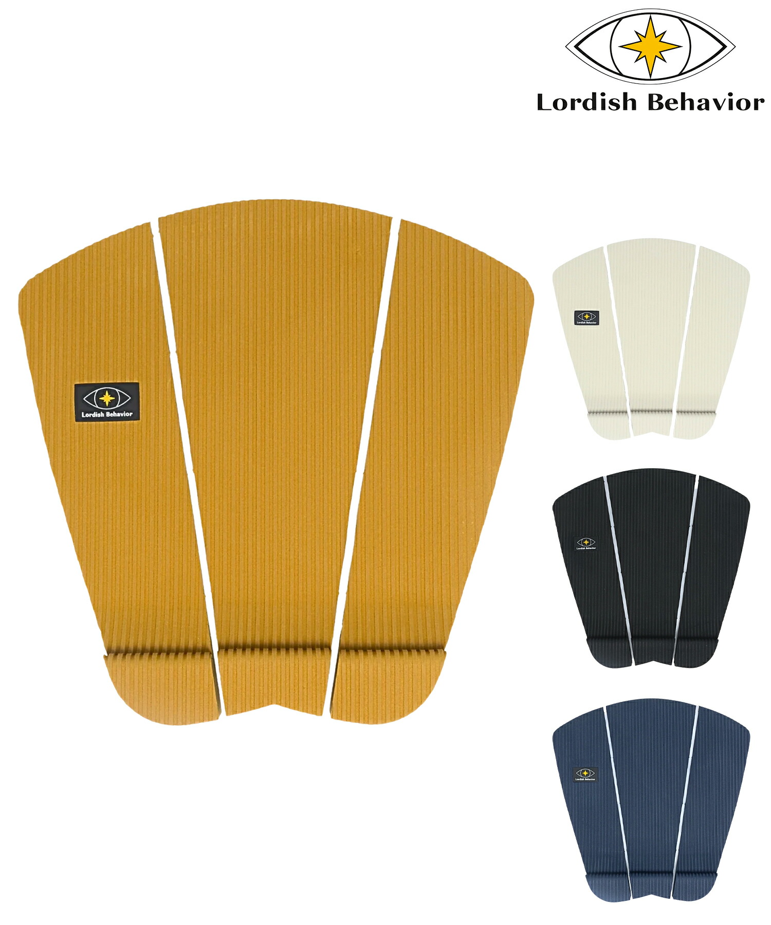 Lordish Behavior　デッキパッド　ブラック　Kohei Kume Lordish Behavior ローディッシュビヘイビア KOHEI KUME GRIP 粂