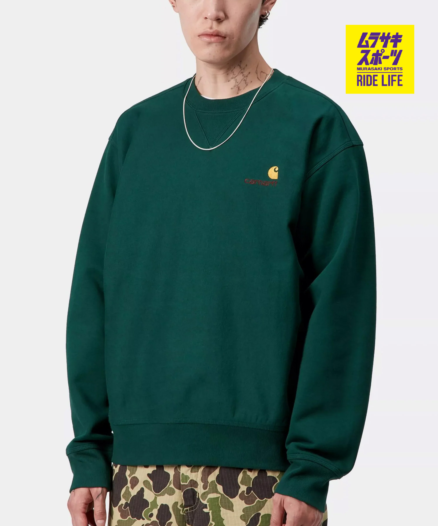 Carhartt WIP カーハートダブリューアイピー トレーナー スウェット メンズ 裏起毛 アメリカンスクリプトスウェット AMERICAN SCRIPT SWEAT I025475