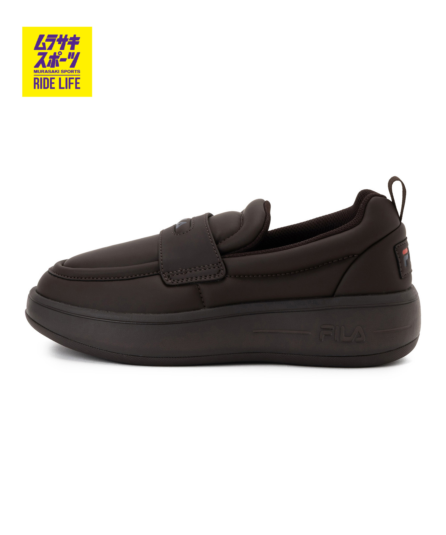 FILA フィラ スニーカー レディース ローファー 厚底 SUPER BUBBLE LOAFER スーパー バブル ローファー FM0100981217｜ムラサキスポーツ店