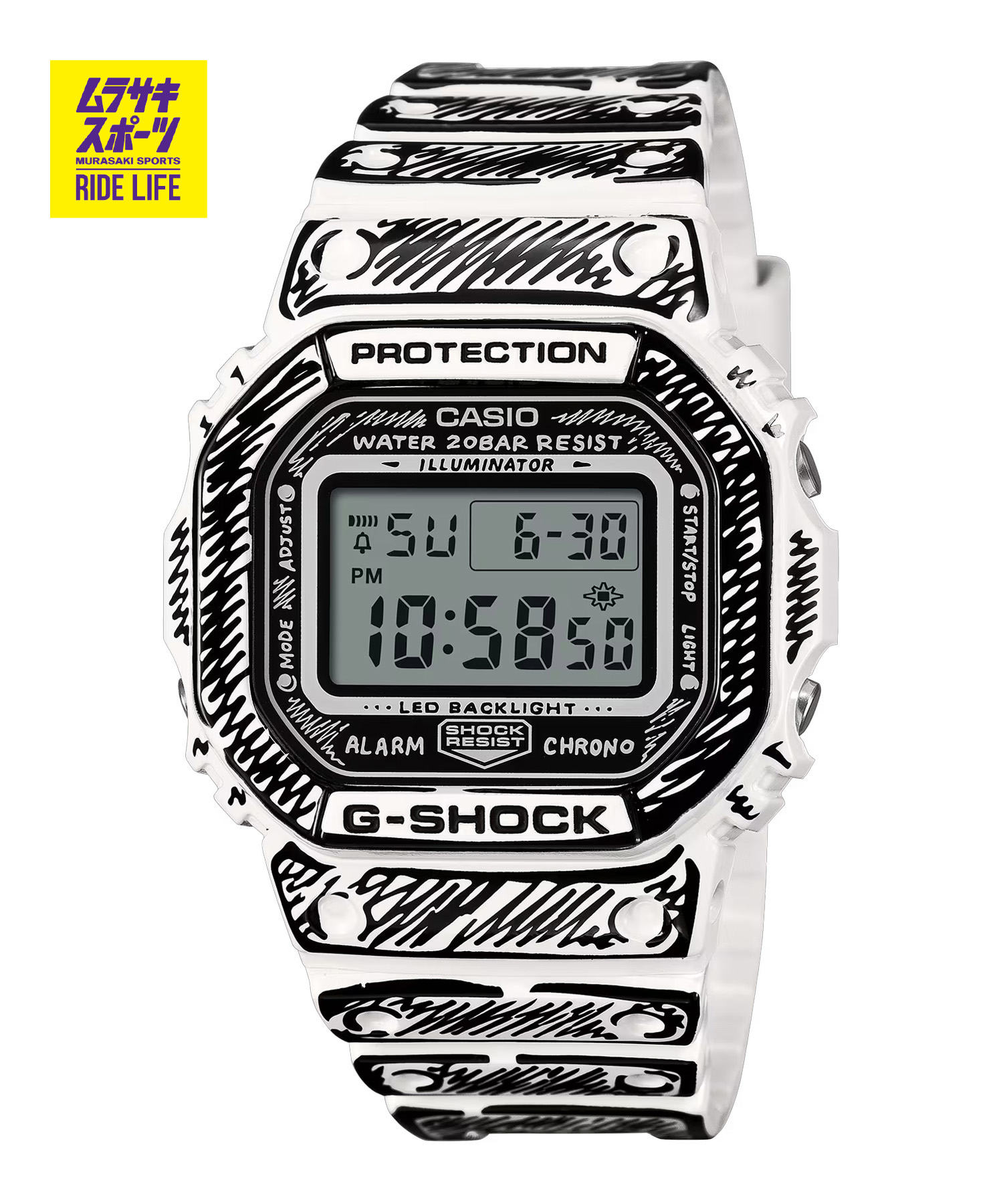 G-SHOCK ジーショック ウオッチ Joshua Vides ジョシュア・ヴィーダス 共同研究ひな形 DW-5600JV-7JR