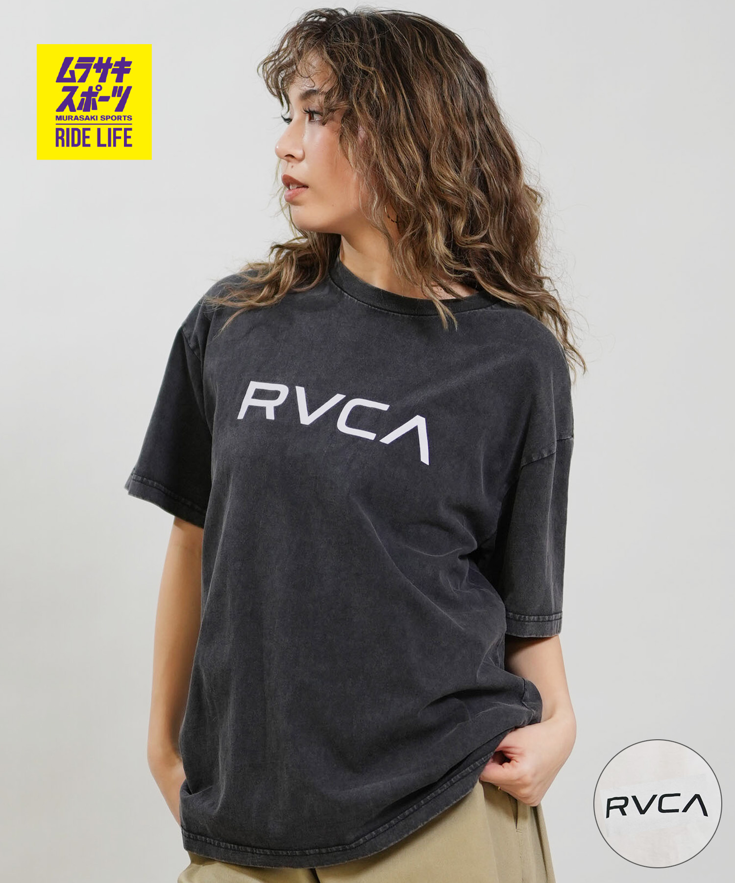 RVCA ルーカ 半袖 Tシャツ レディース BIG RVCA LOOSE FIT SS TEE BG043209