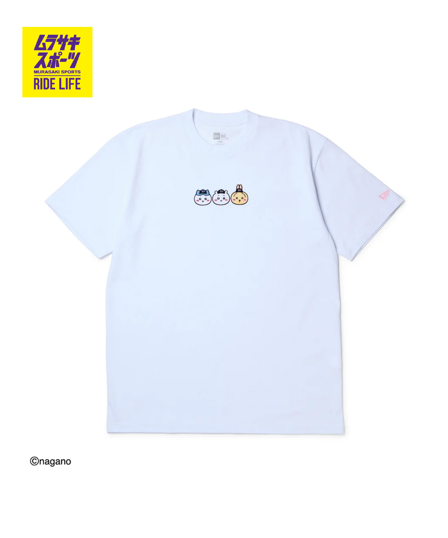 NEW ERA ニューエラ 半袖 Tシャツ レディース ちいかわ・ハチワレ・うさぎ 半袖 コットン Tシャツ 14864556