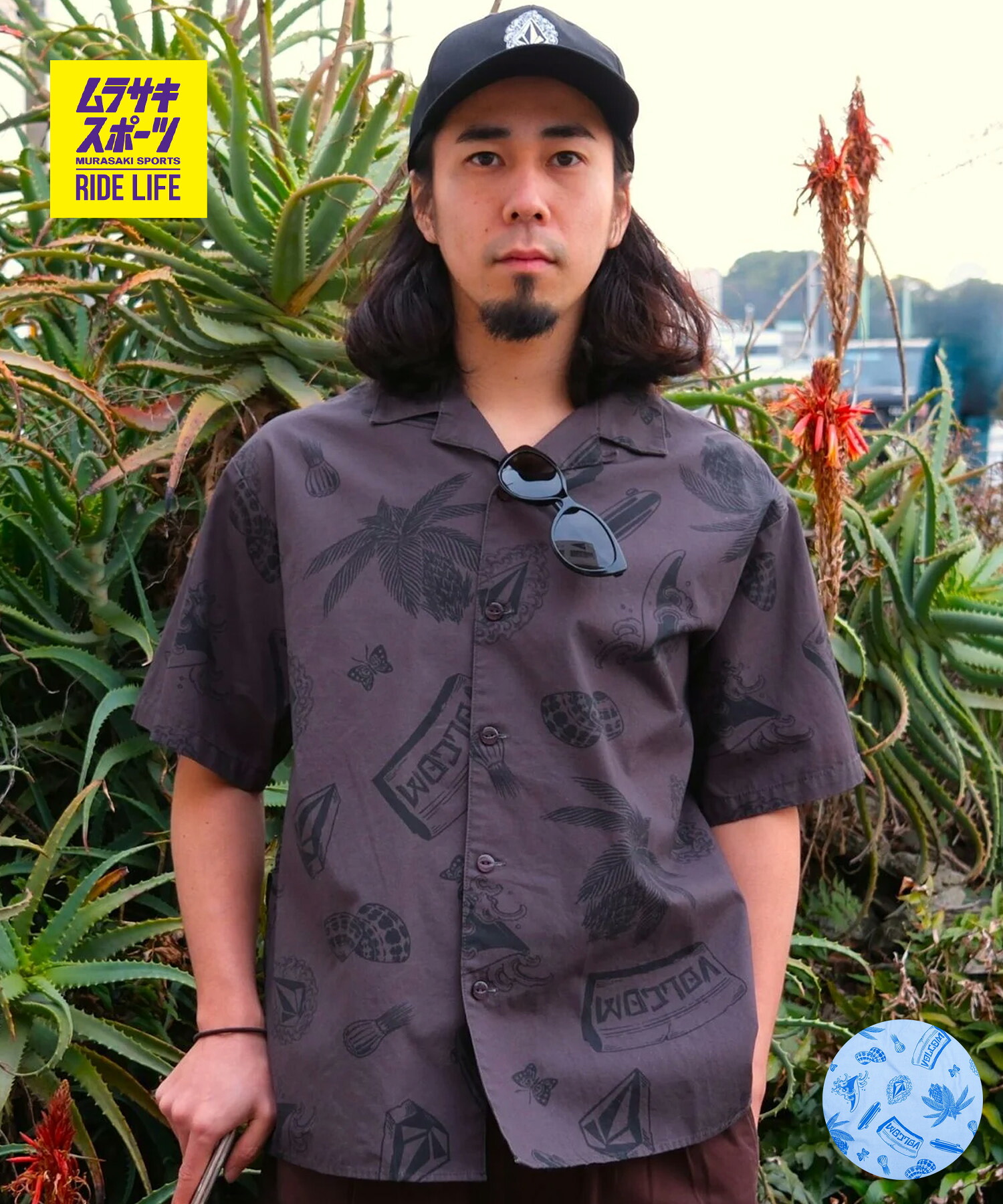 VOLCOM ボルコム 半袖 プルオーバー メンズ NOZAKA SS AOP SHIRT VSH261001
