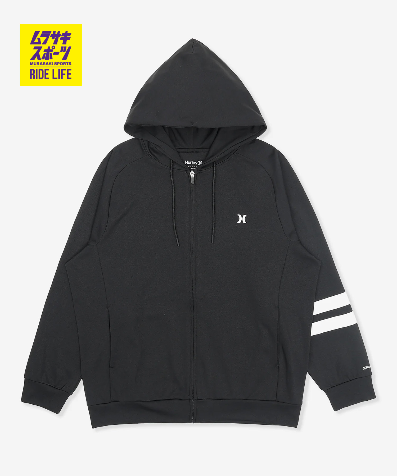 Hurley ハーレー 水泳着 混雑時差し固める ジップアップ パーカー メンズ UV取りすてる 吸水速乾 水陸両用 セットアップ相応う MUFZ251014