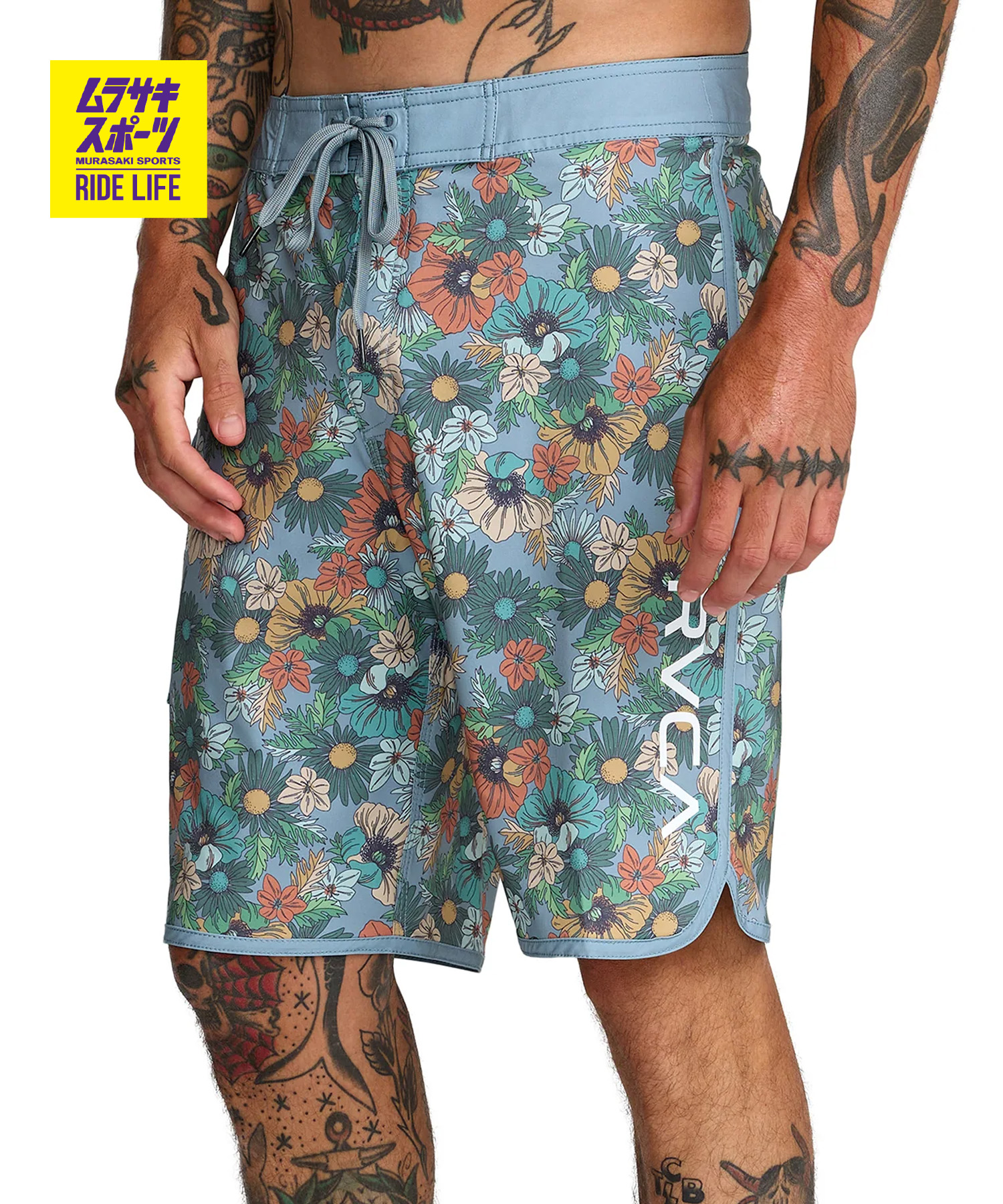 RVCA ルーカ 水泳着 海食麺麭 さる股引き サーフズボン下 メンズ EASTERN TRUNK 20 ゲーム盤さる股引き BG041593