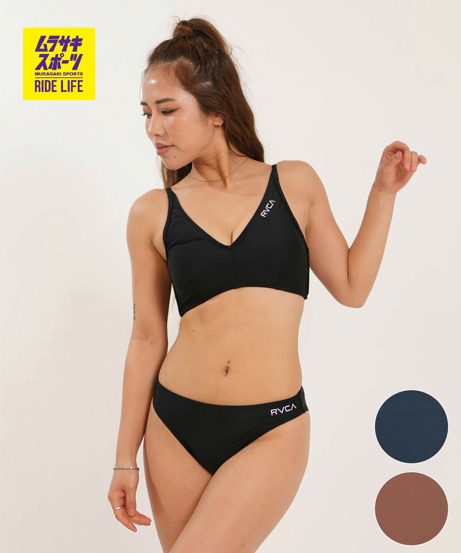 RVCA ルーカ 水泳着 ビキニ レディース ロゴタイプ RVCA SPORT TANK BIKINI BG043861