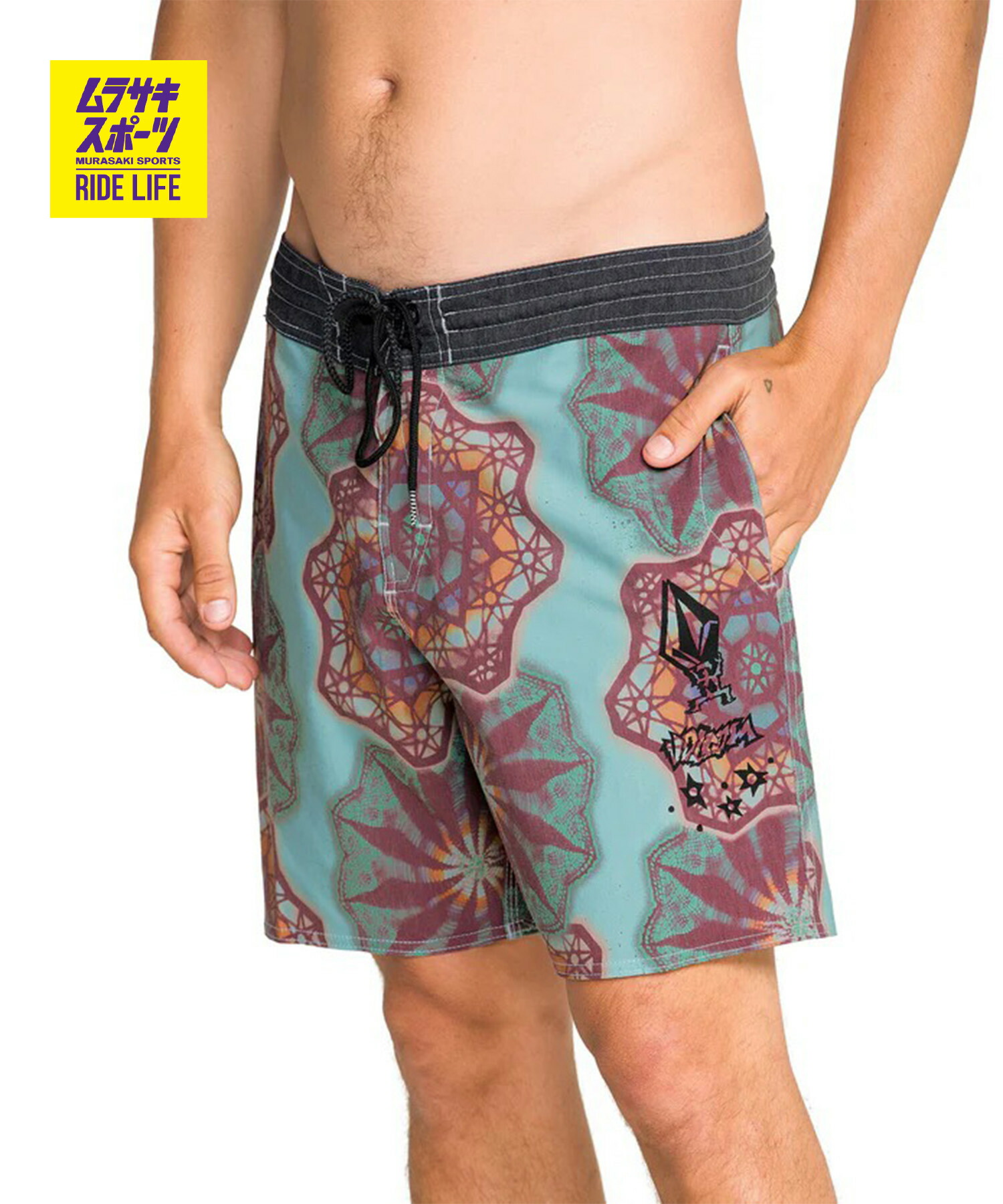 VOLCOM ボルコム 水泳着 海食麺麭 さる股引き サーフズボン下 メンズ 水陸両用 FA STAR SHIELDS PCS STONEY 17 VBS262006