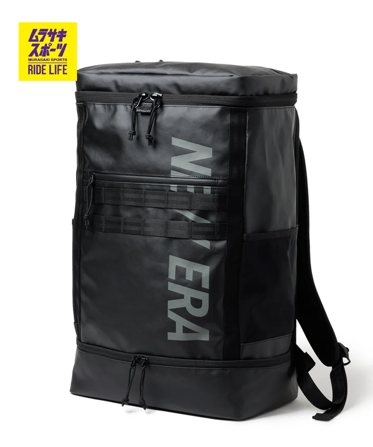 NEW ERA ニューエラ バックパック リュック ボックスパック ラージ 46L TPU プリントロゴ ブラック 14392358