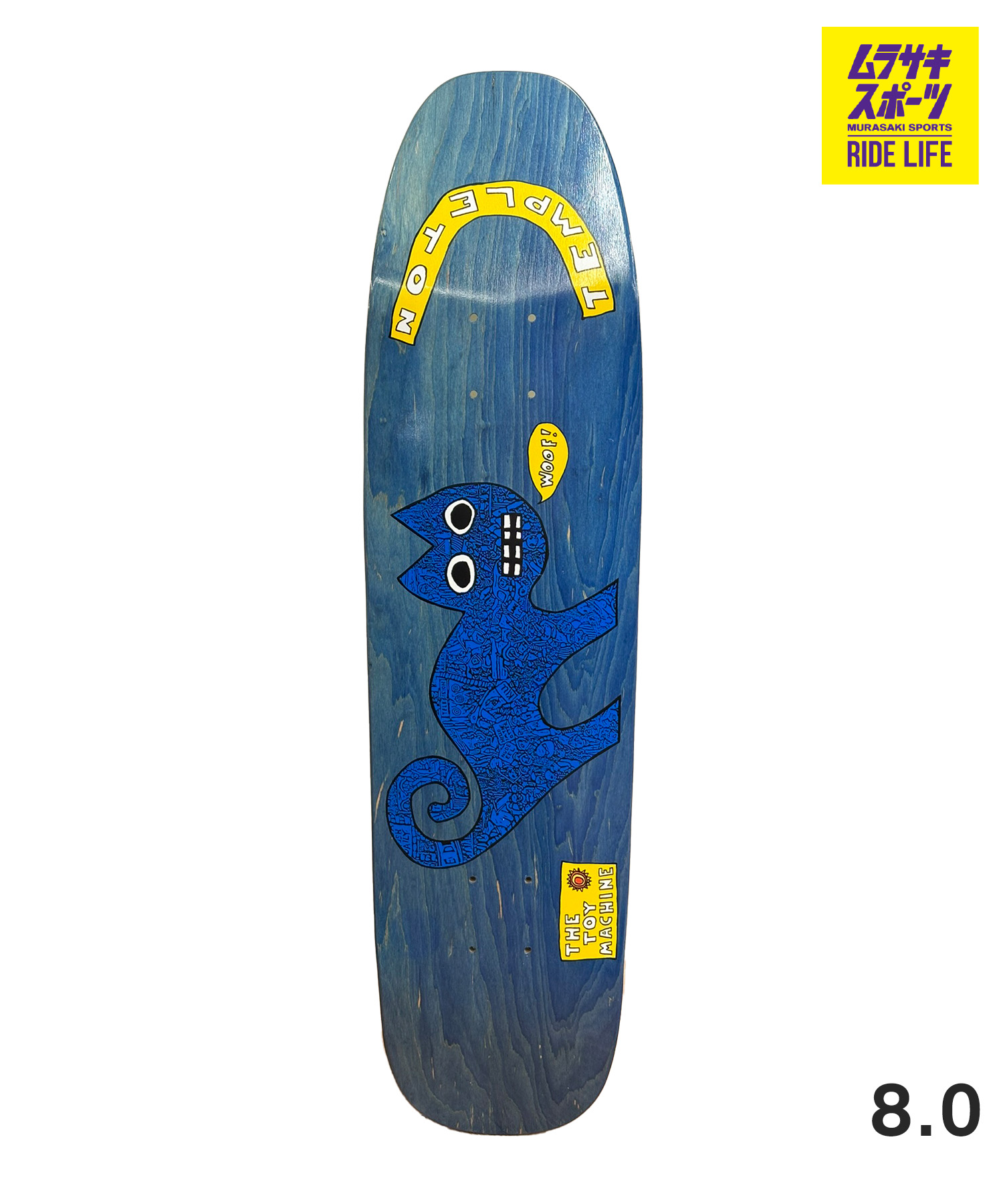 トイマシーン　TEMPLETON 青い猫デザイン スケートボードデッキ 楽天市場】【正規アウトレット：大特価セール】TEMPLETON CAT LRG 8.75