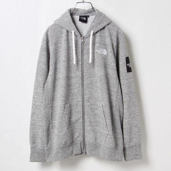 THE NORTH FACE ザ ノース フェイス SQUARE LOGO FULLZIP スクエア ロゴ フルジップパーカー NT12231 メンズ  トップス パーカー ジップアップ JJ1 B10 上質で快適