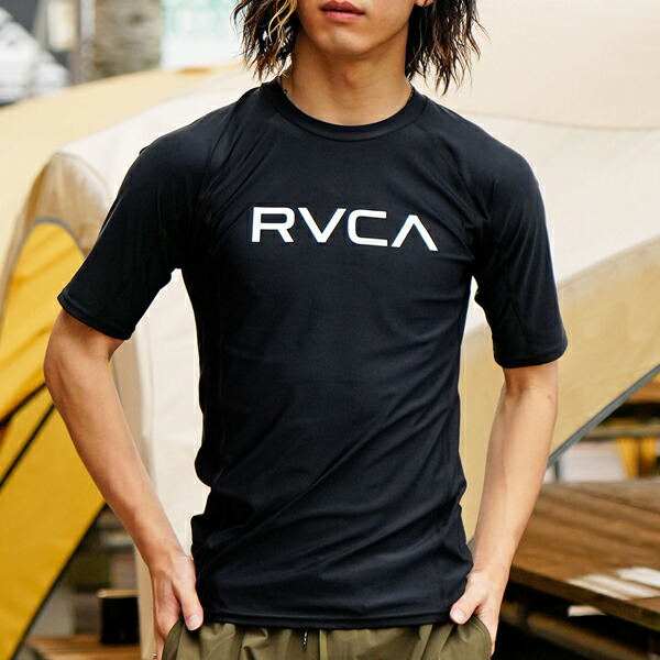 上品】 RVCA 半袖ラッシュガード Lサイズ i9tmg.com.br