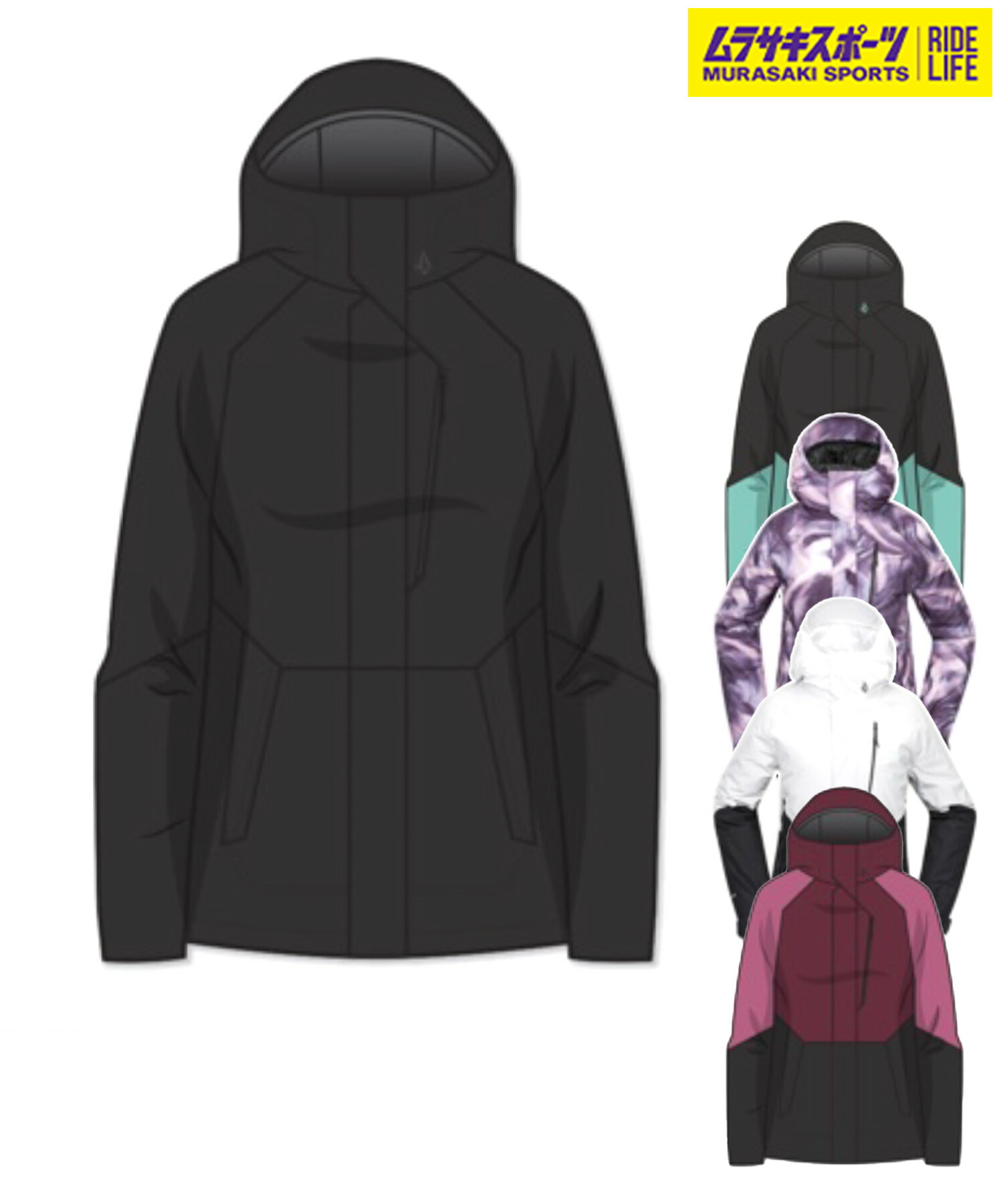 楽天市場】VOLCOM/ボルコム レディース GORE-TEX スノージャケット V