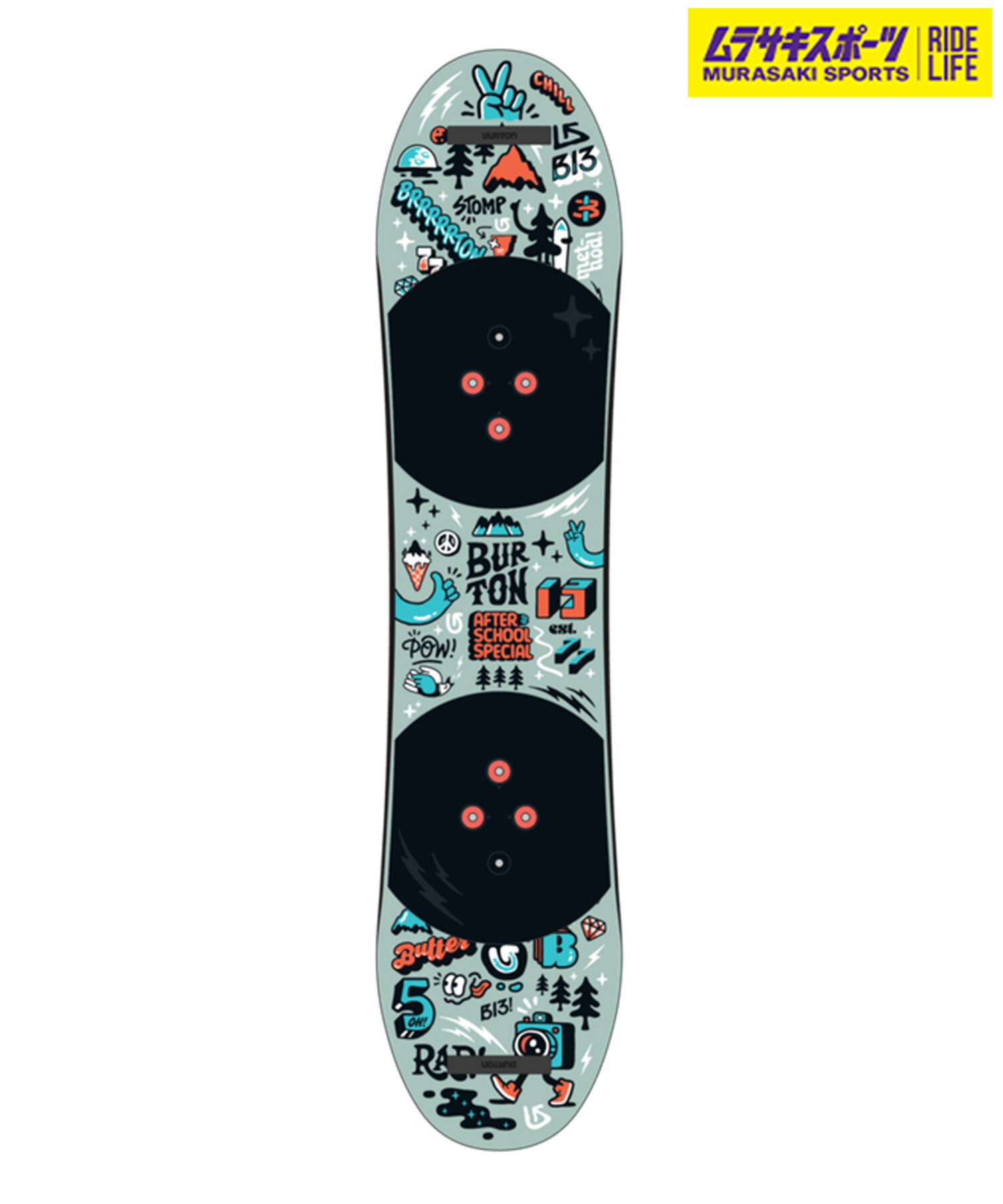 バートンBURTONジュニア アフタースクール スペシャル スノーボード80 Burton After School Special 80cm Youth Snowboard With