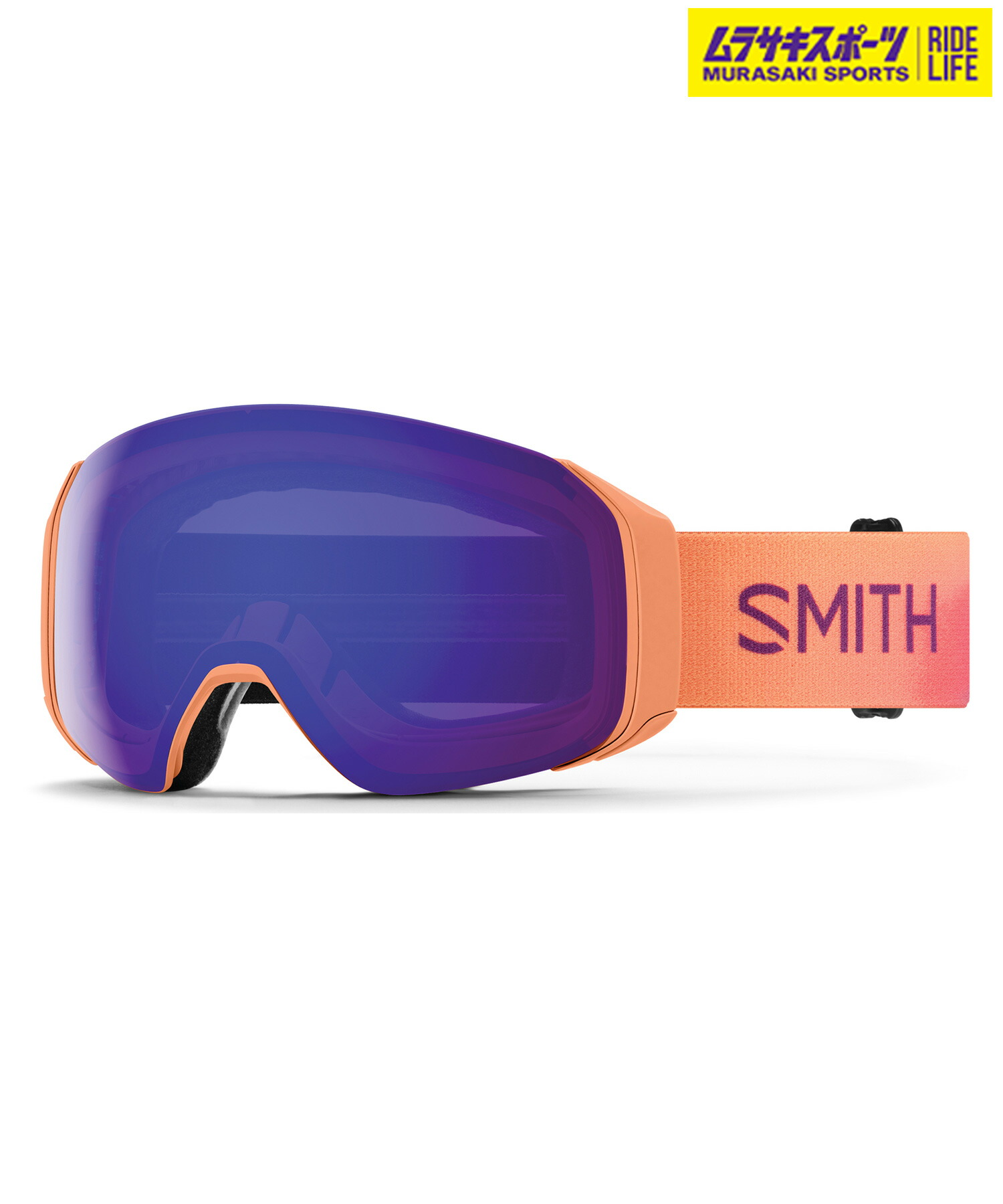 SMITH スミス スノーボード ゴーグル ユニセックス 球面 4D MAG S ムラサキスポーツ 24-25モデル LL I20