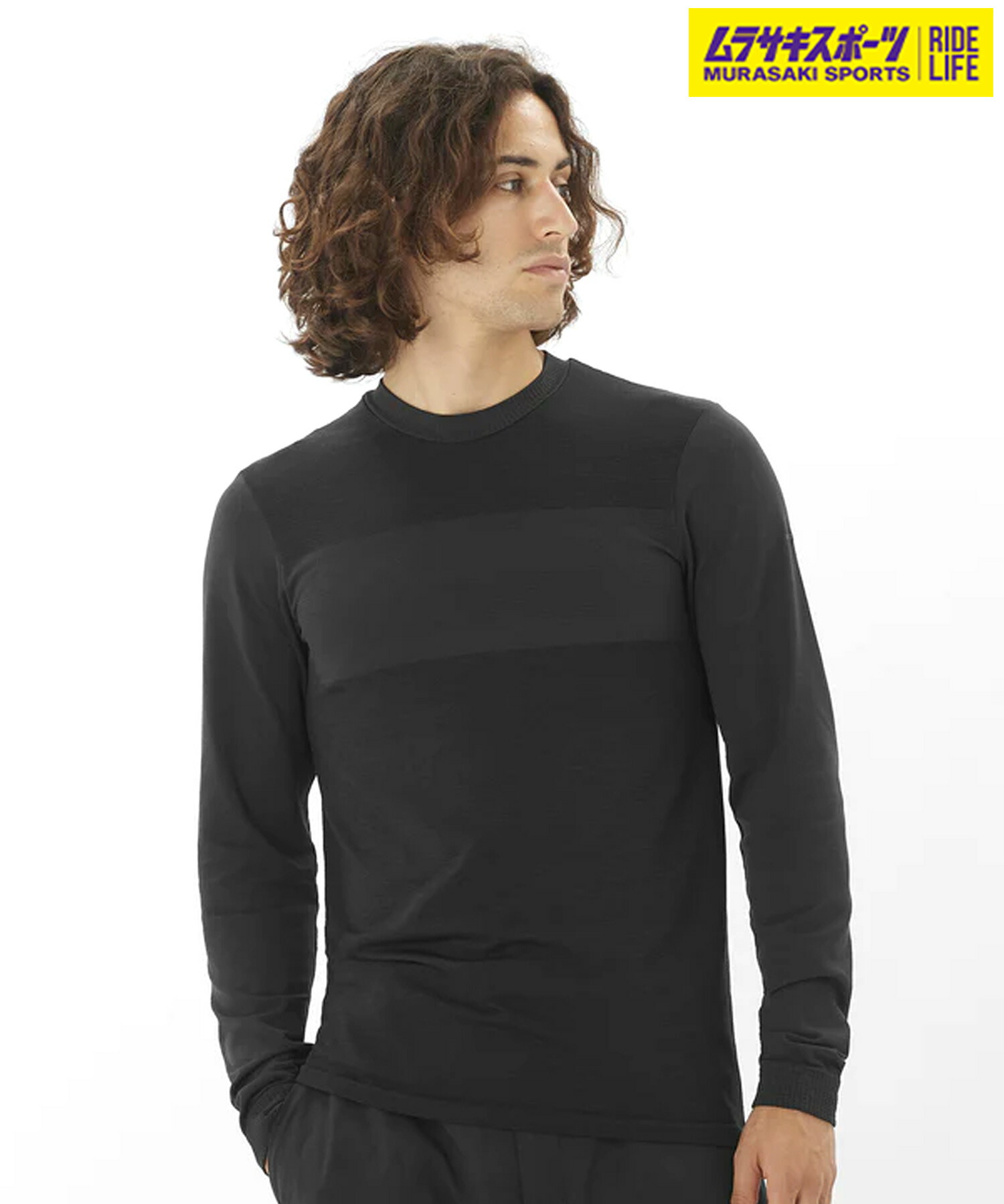 SALOMON サロモン スノーボード インナーウェア メンズ IN ESSENTIAL WOOL LS TOP ムラサキスポーツ 24-25モデル LL L21|ムラサキスポーツ店