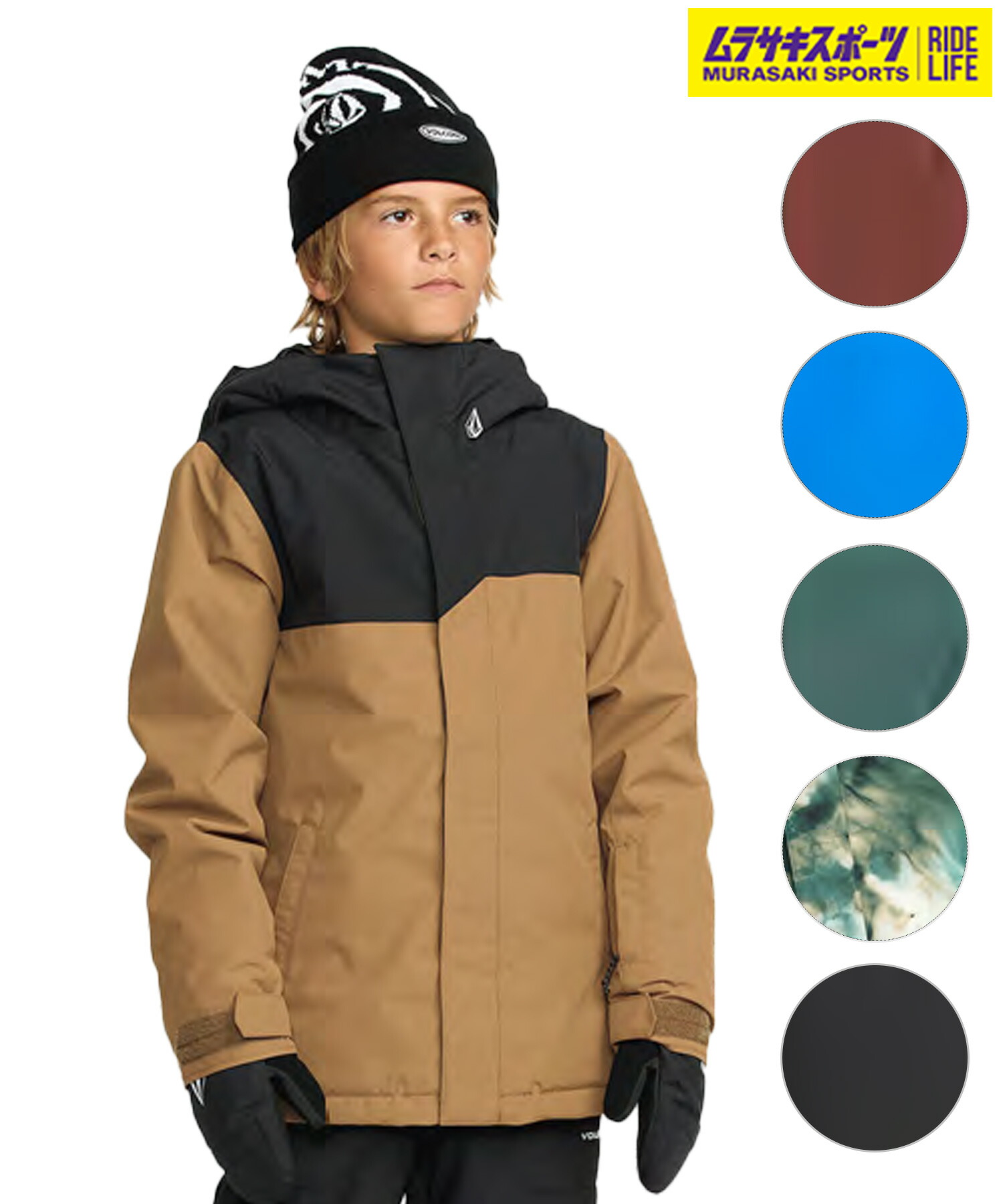 VOLCOM ボルコム スノーボード ウェア ジャケット キッズ ユース STONE91 INS JACKET ムラサキスポーツ 25-26モデル MM G4