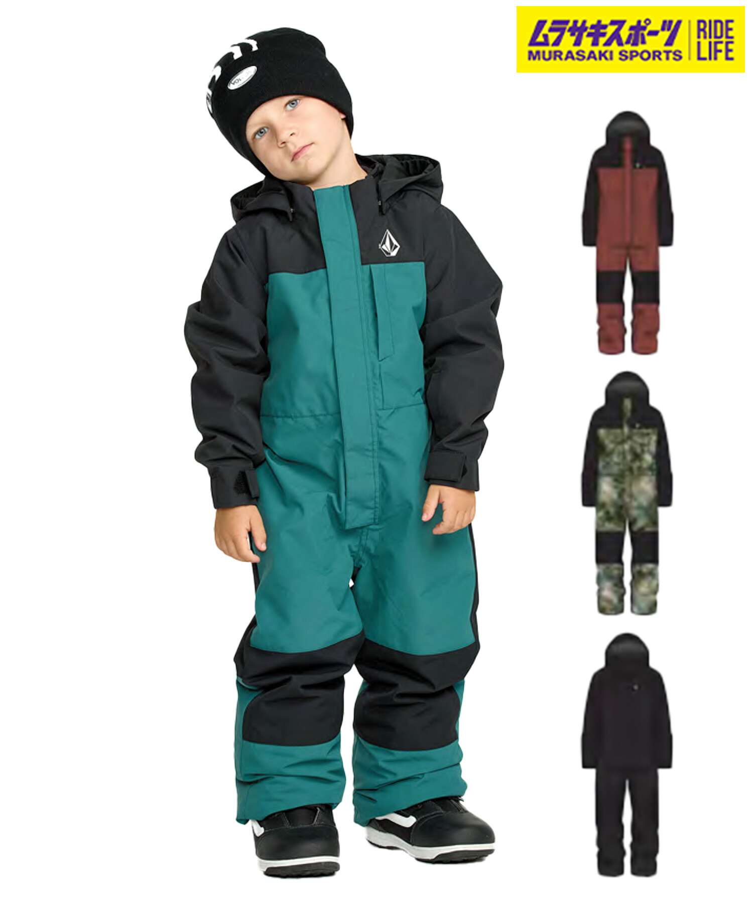 VOLCOM ボルコム スノーボード ウェア ワンピース キッズ LITTLE FLURRY ONE PIECE ムラサキスポーツ 25-26モデル MM G4