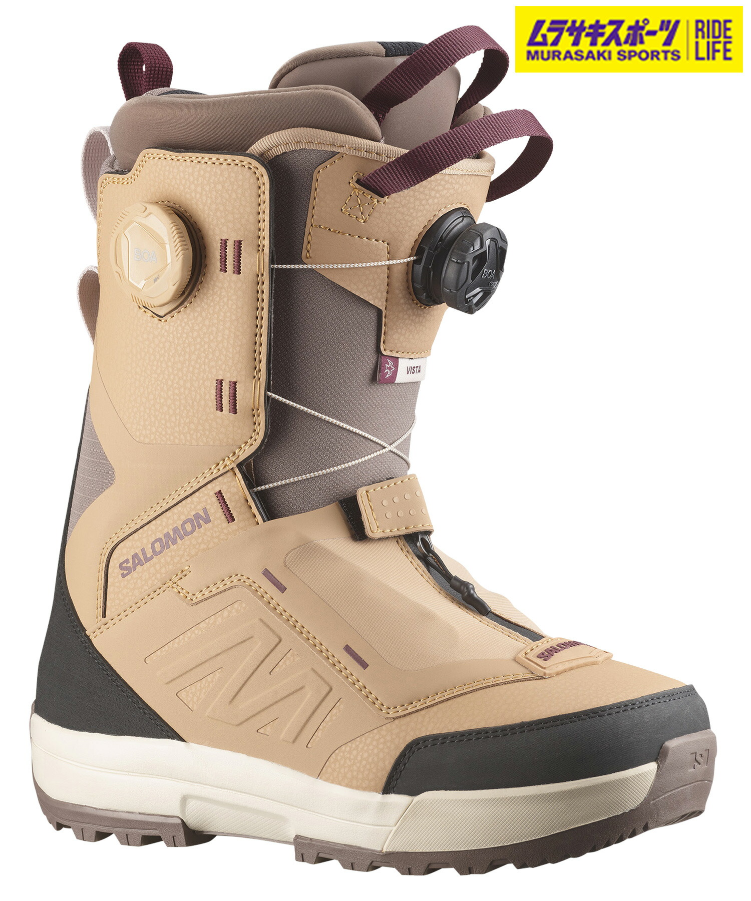 SALOMON サロモン スノーボード ブーツ レディース VISTA DUAL BOA ムラサキスポーツ 25-26モデル MM C7｜ムラサキスポーツ店