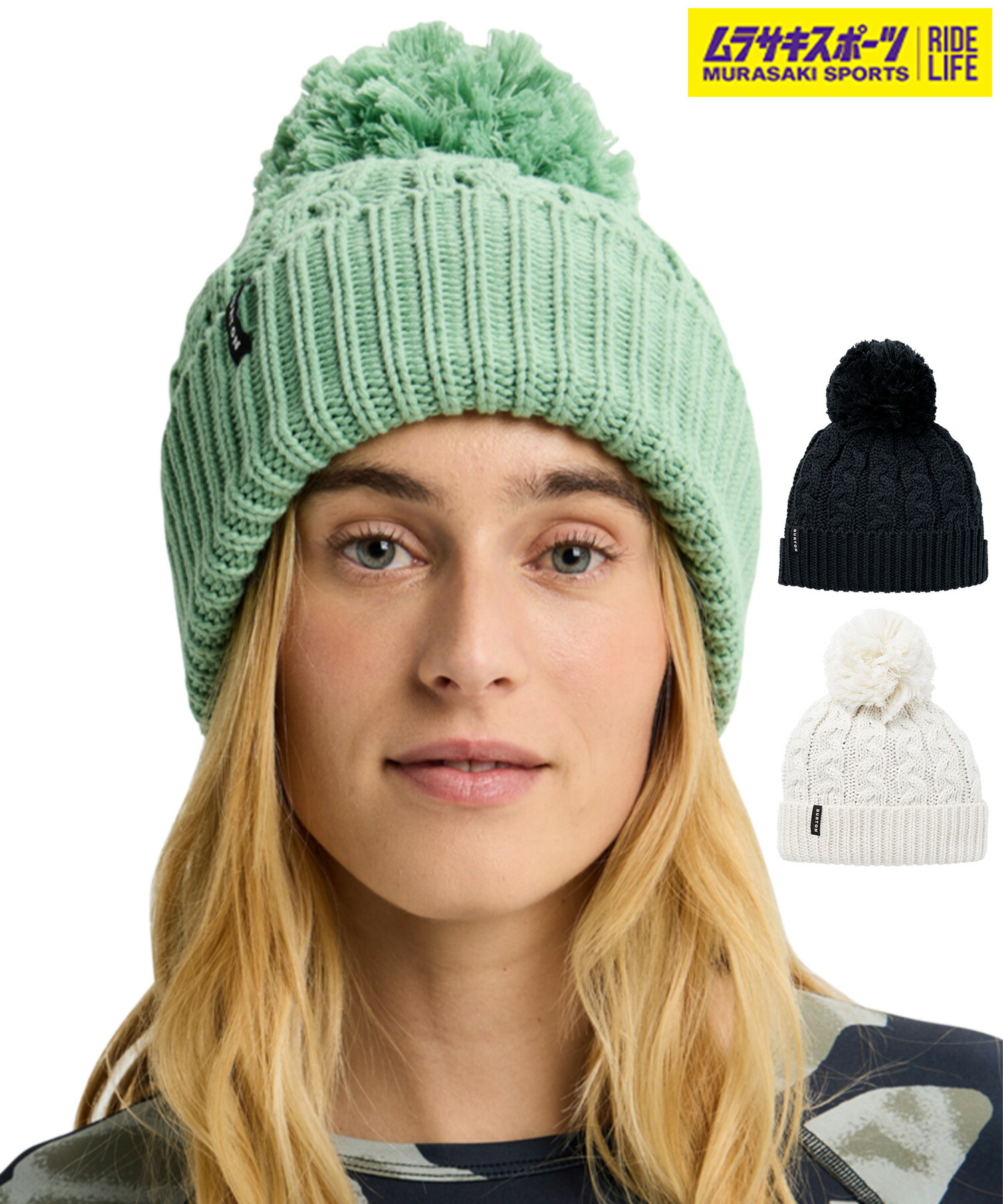 BURTON スノーボードウェア 4T(100cm)、インナー・ニット帽付 BURTON バートン スノーボード ビーニー ニット帽 ユニセックス [ak