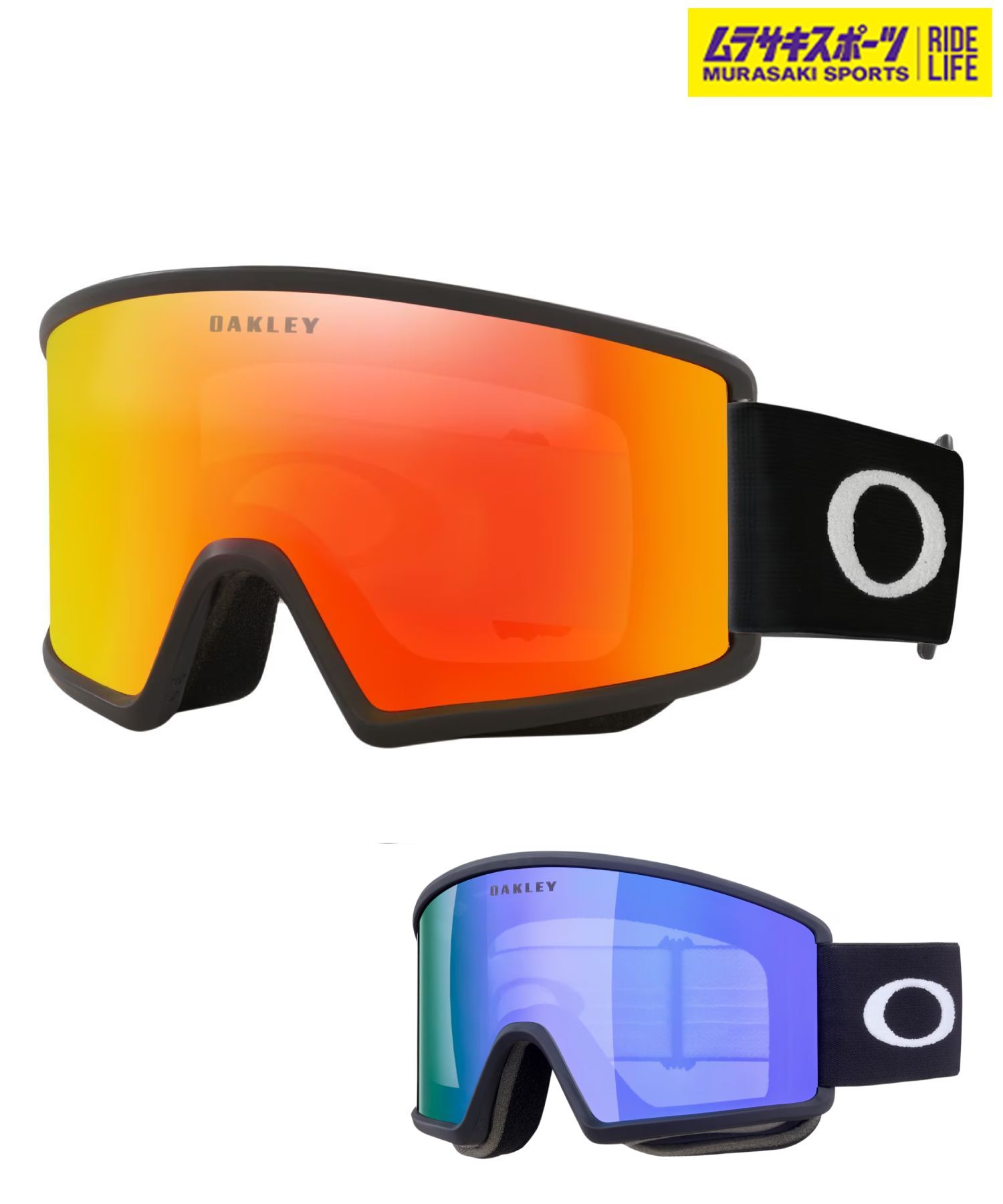 OAKLEY オークリー スノーボード ゴーグル ユニセックス TARGET LINE L 平面レンズ ムラサキスポーツ 25-26モデル MM L31