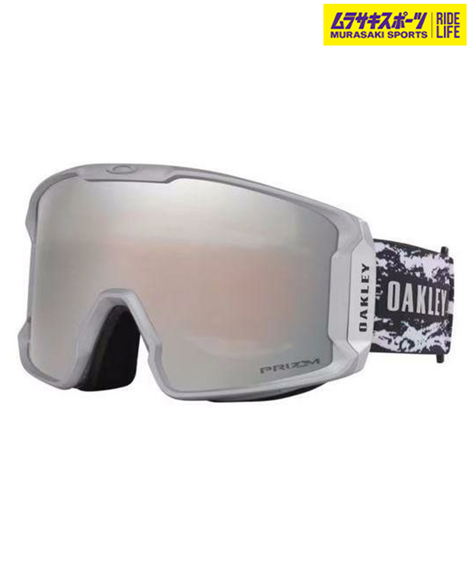 OAKLEY オークリー スノーボード ゴーグル ユニセックス LINE MINER PRBLK 平面レンズ ムラサキスポーツ 25-26モデル MM L26