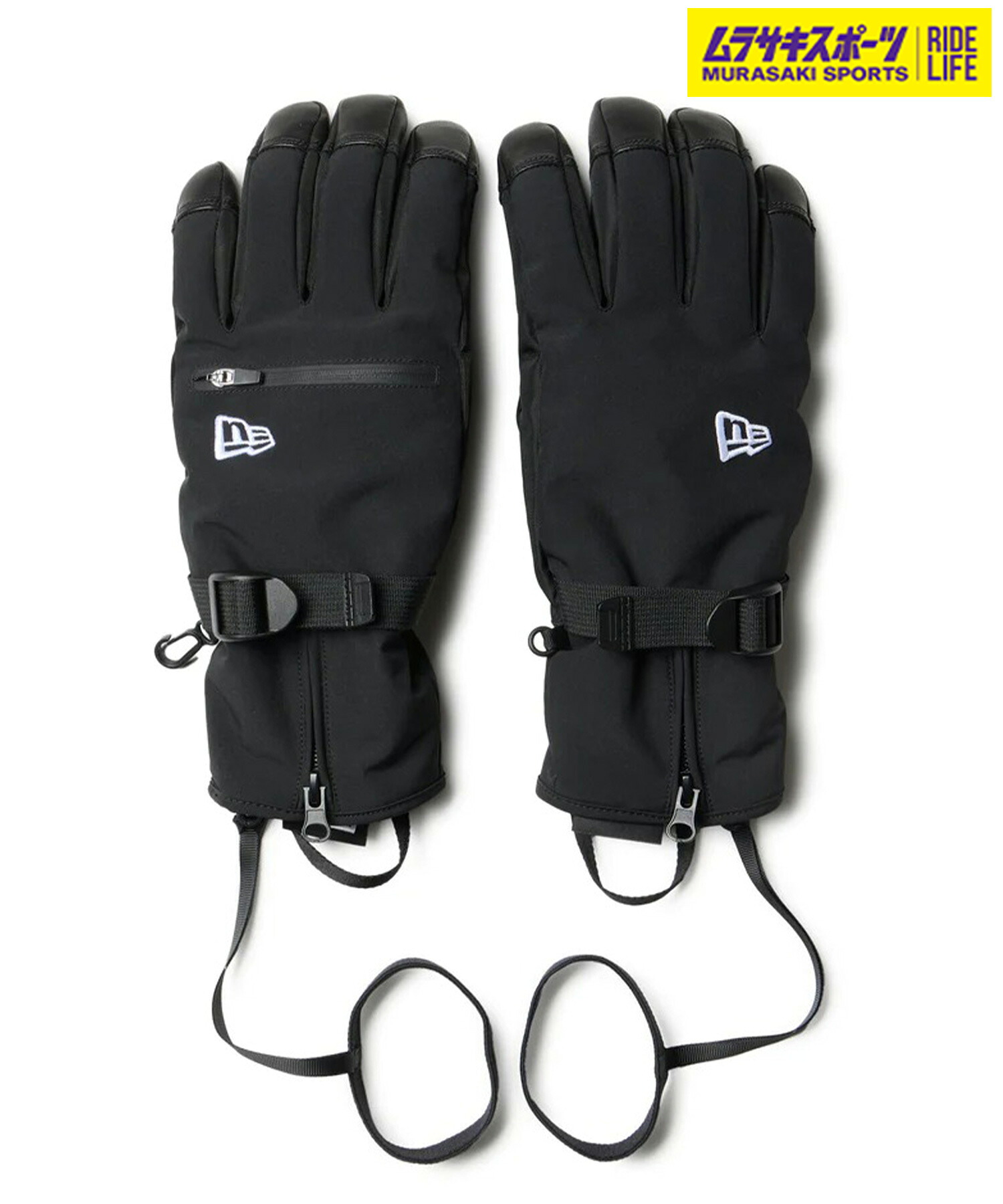 NEW ERA ニュー内鰓 スノーボード 地球儀 ユニ一発やる OD SNOW GLOVE 5 UNDER BLK ムラサキ運動競技 25-26青写真 MM L19