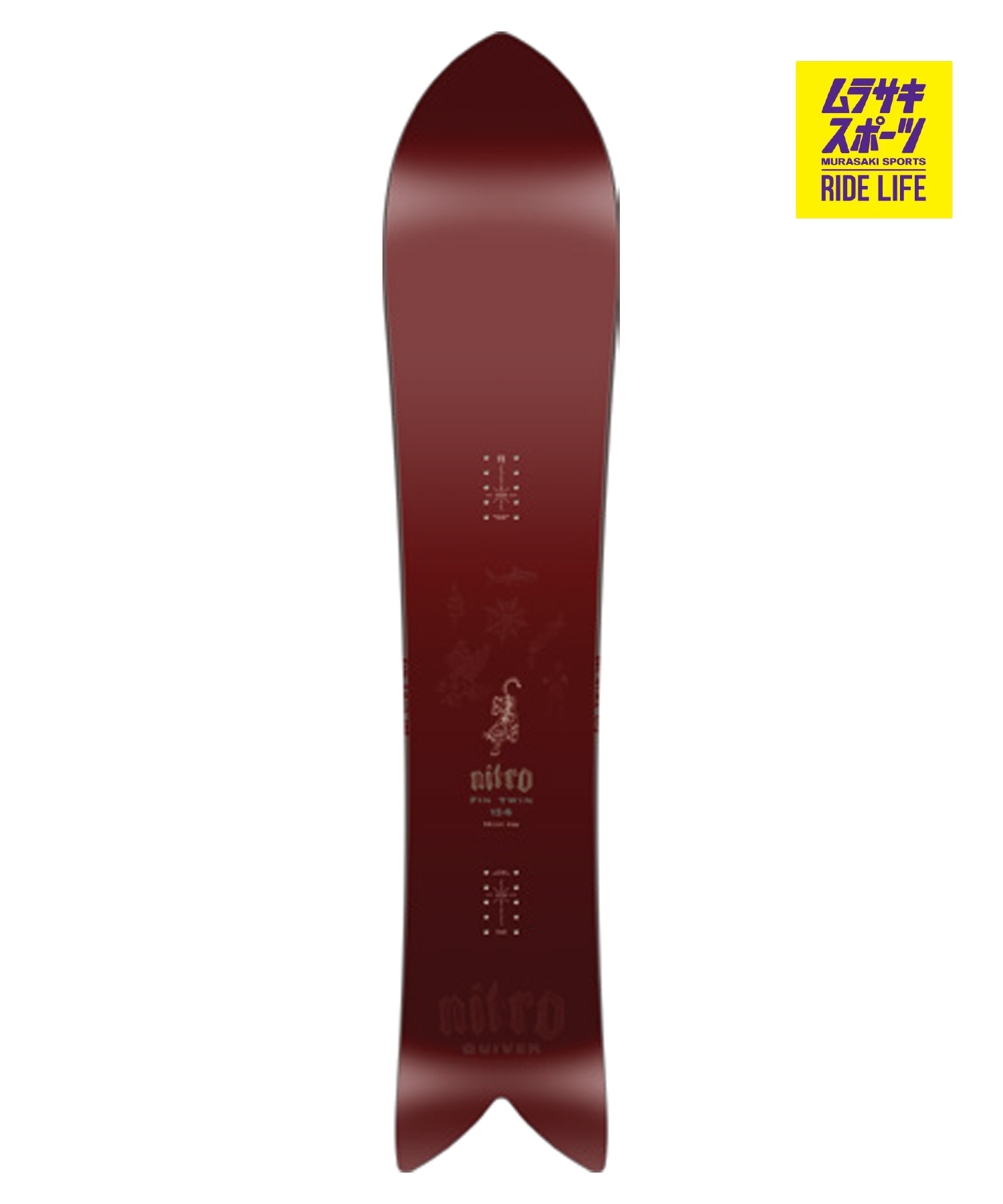 NITRO ナイトロ フィンツイン FINTWIN スノーボード 板 パウダー メンズ 26-27 早期購入 56,760円