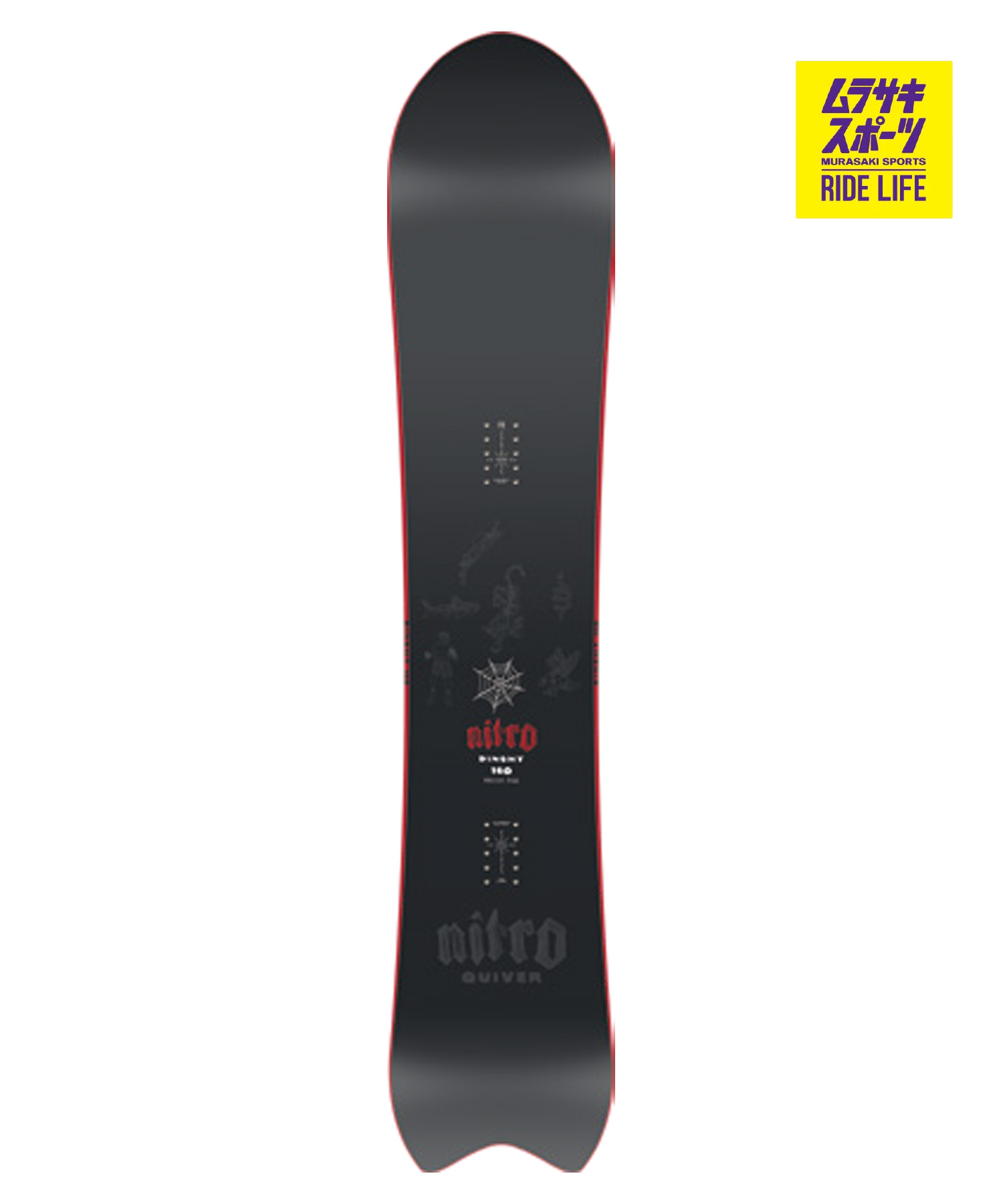 NITRO ナイトロ ディンギー DINGHY スノーボード 板 黒色火薬 メンズ 26-27 早期買いもとめる
