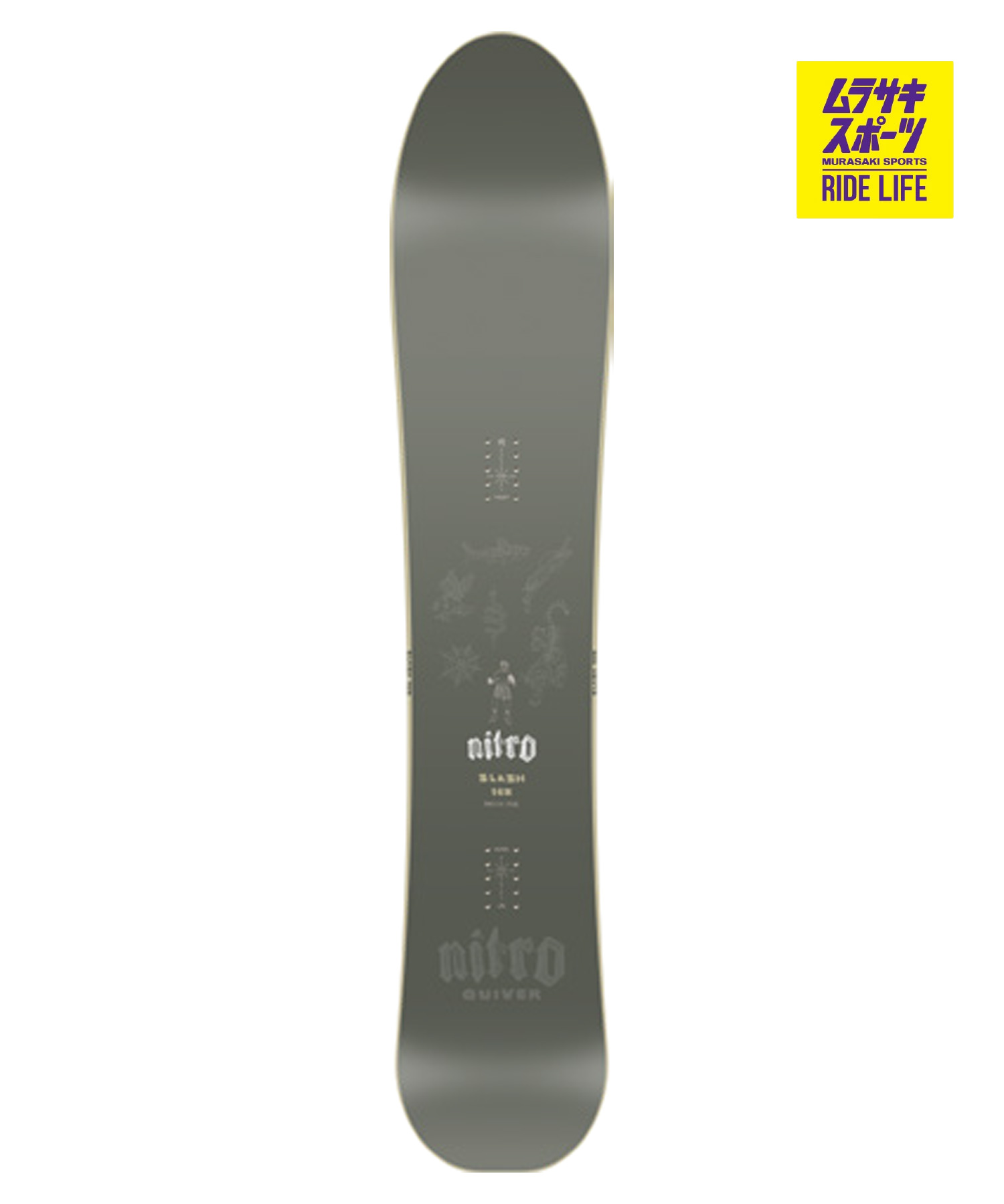 NITRO ナイトロ スラッシュ SLASH スノーボード 板 黒色火薬 メンズ 26-27 早期買いもとめる